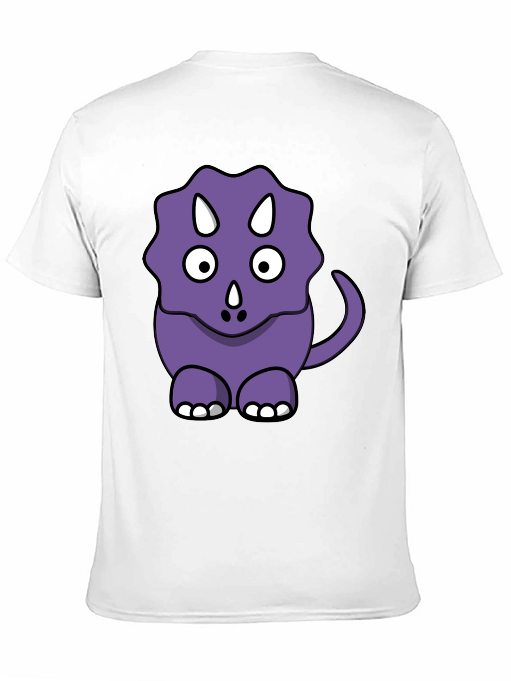 Cute Purple Cartoon Dinosaur T-Shirt