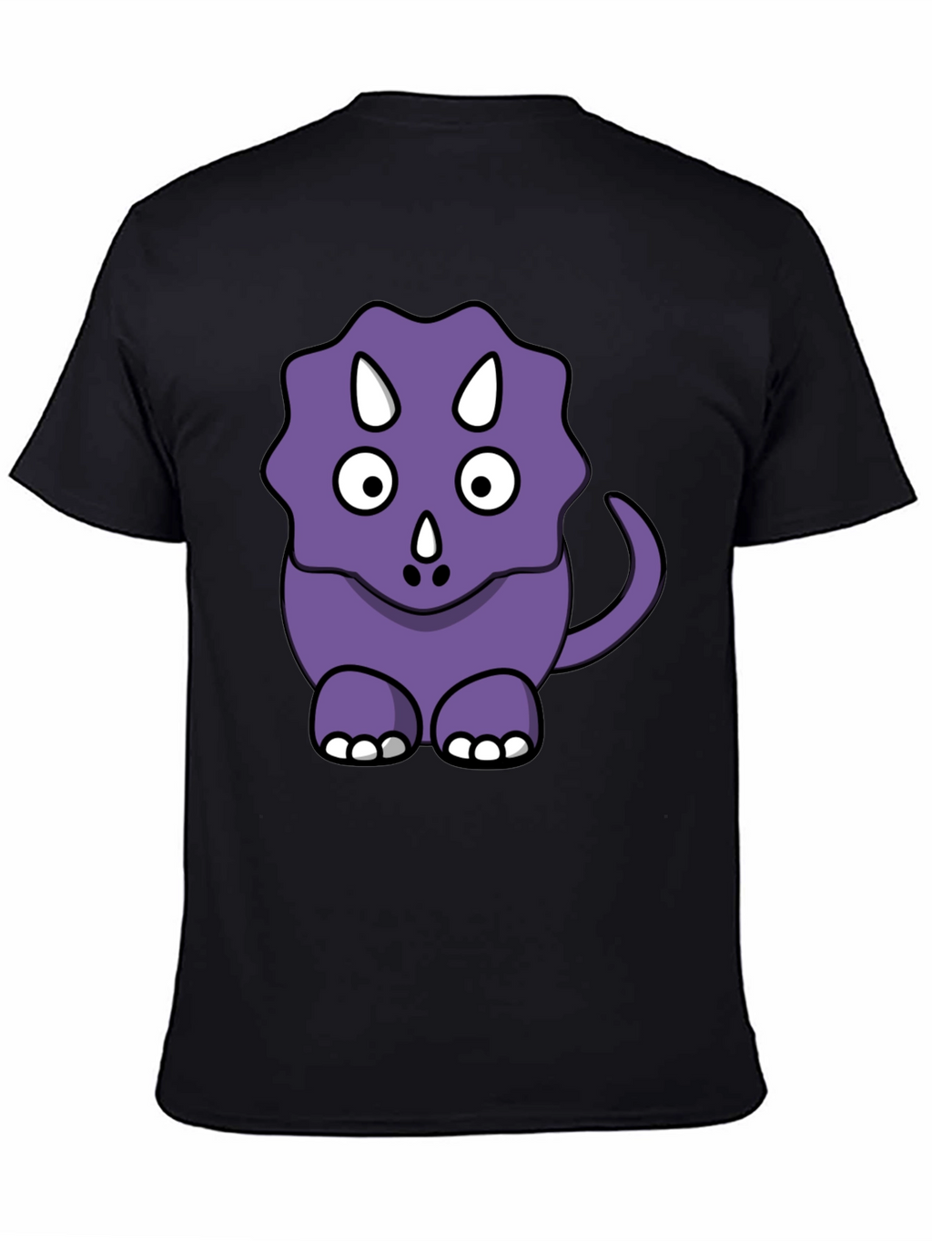 Cute Purple Cartoon Dinosaur T-Shirt