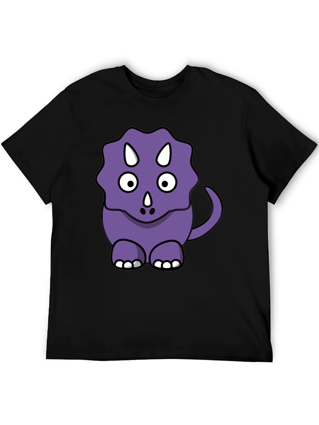 Cute Purple Cartoon Dinosaur T-Shirt