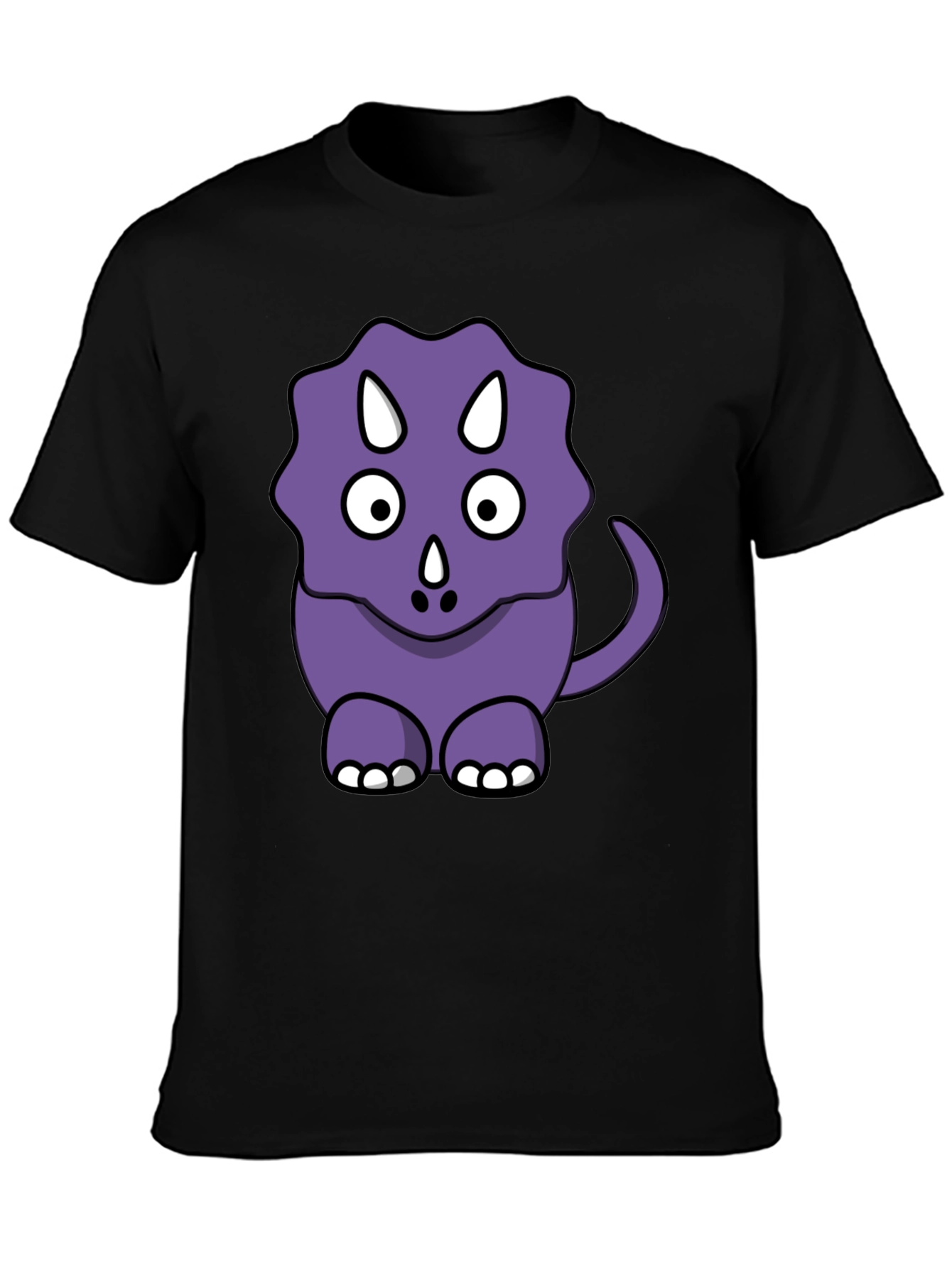 Cute Purple Cartoon Dinosaur T-Shirt