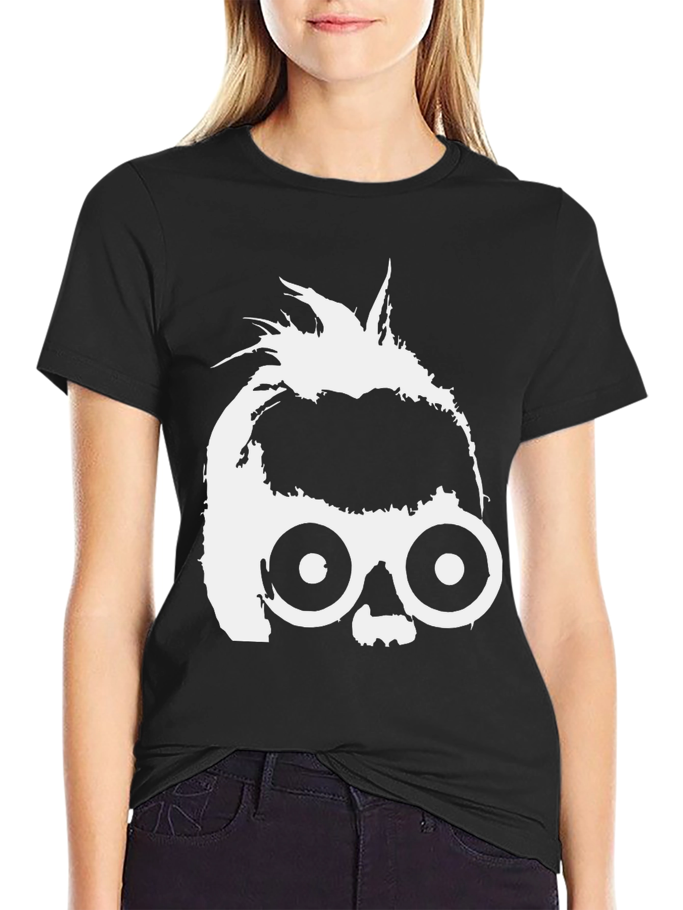 Unique Graphic Tee - Punk Skull with Goggles