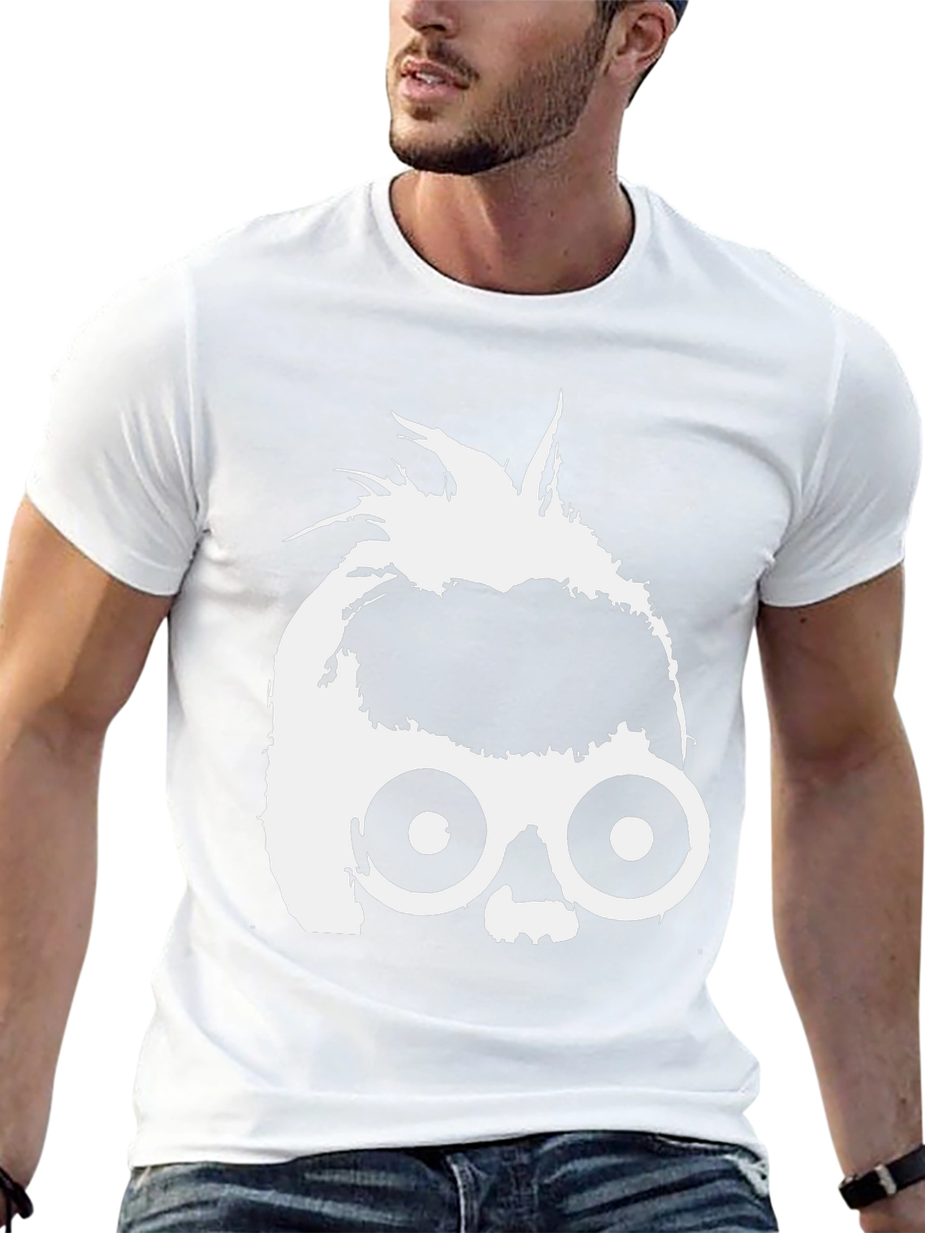 Unique Graphic Tee - Punk Skull with Goggles
