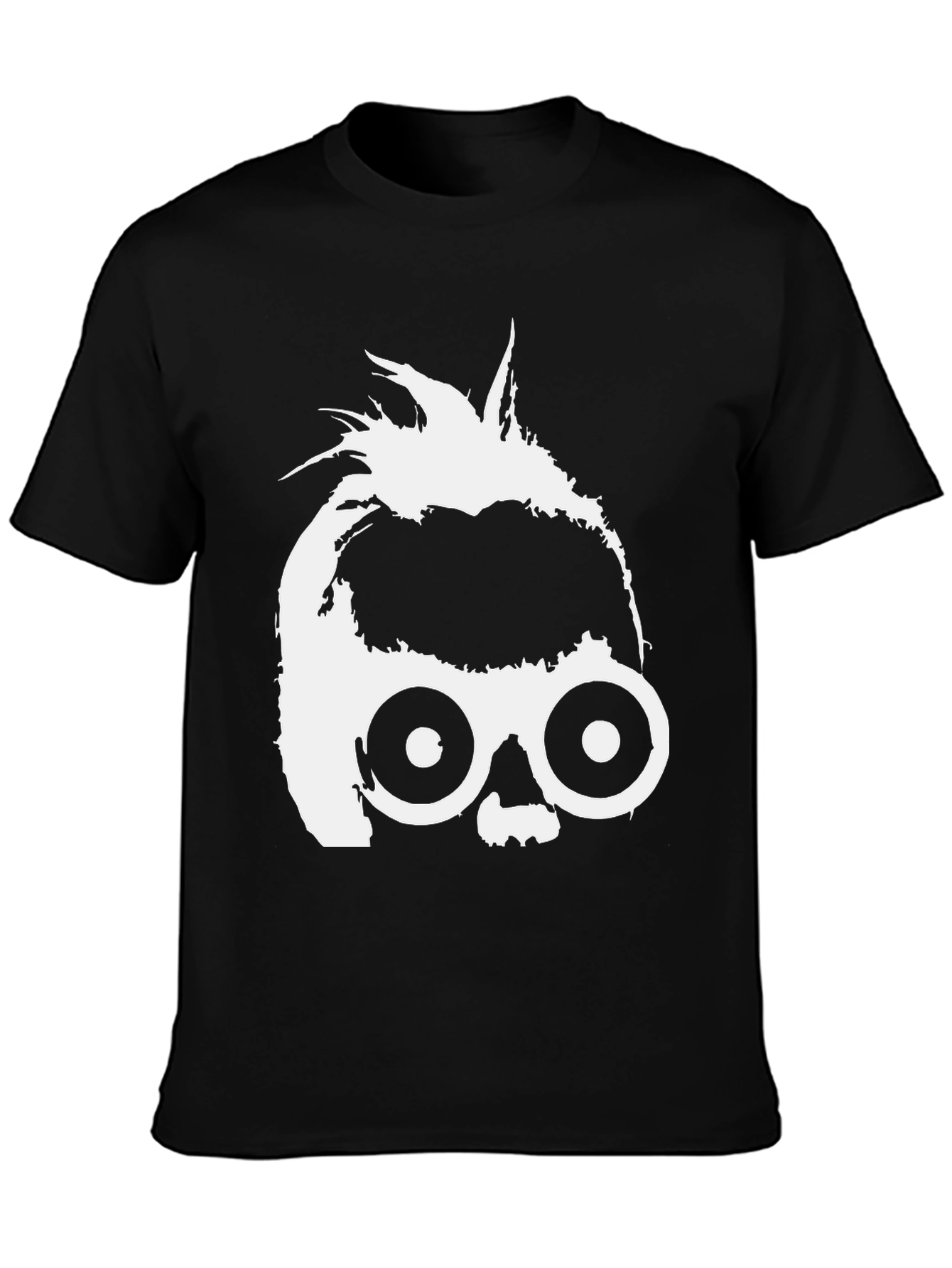 Unique Graphic Tee - Punk Skull with Goggles