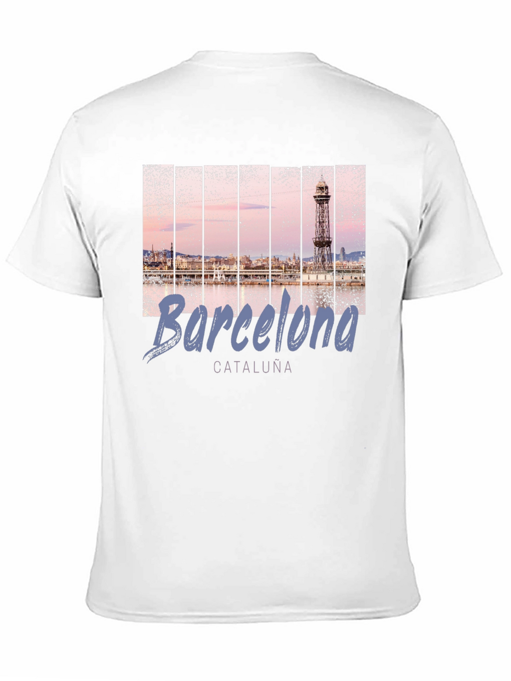 Barcelona Landmark T-Shirt - Mens Black Tee