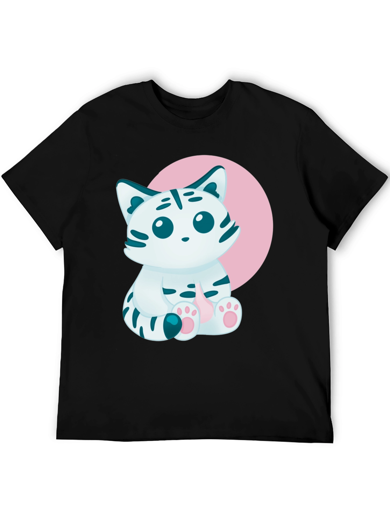 Cute Kitten Graphic Tee - Soft Cotton Blend