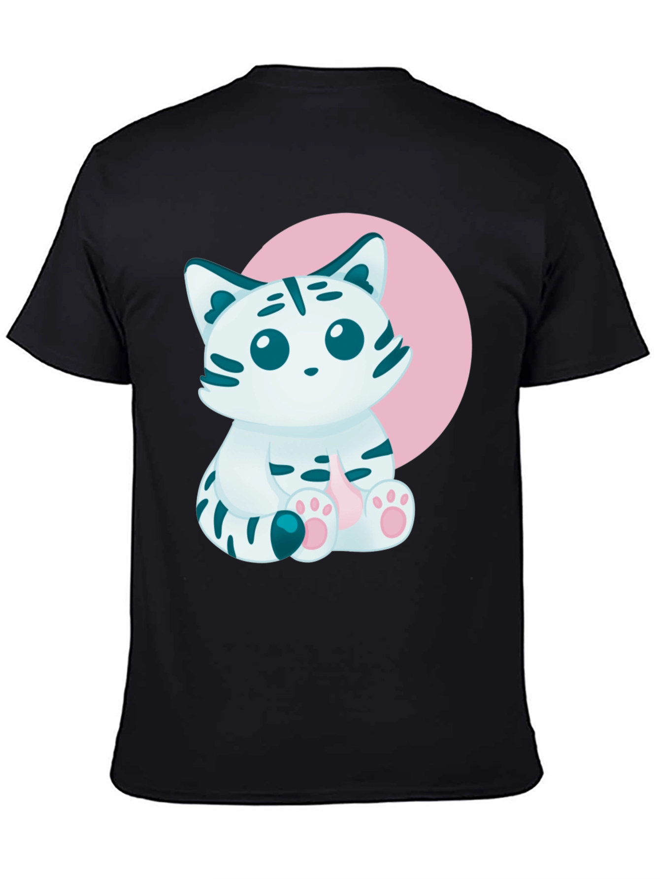 Cute Kitten Graphic Tee - Soft Cotton Blend