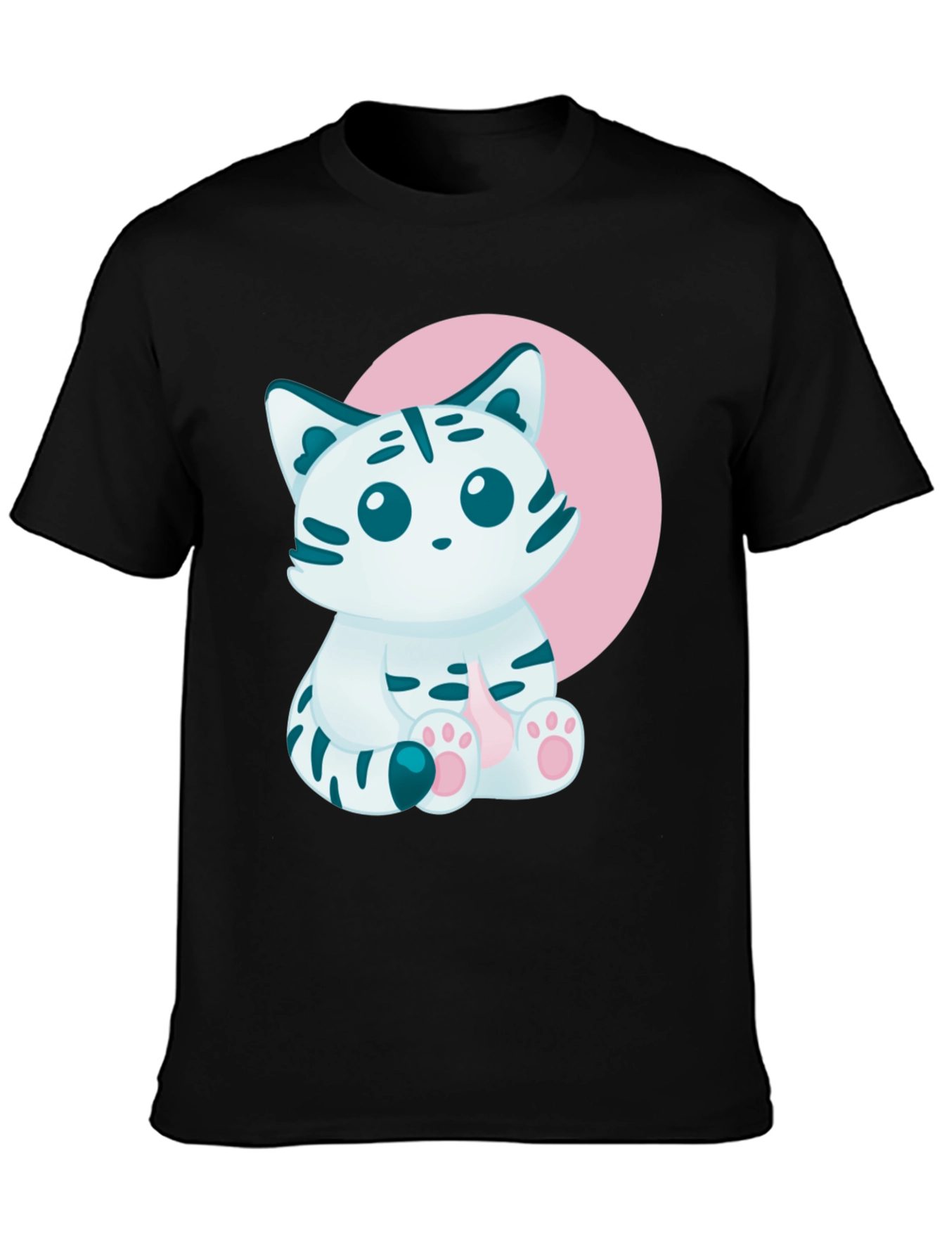 Cute Kitten Graphic Tee - Soft Cotton Blend