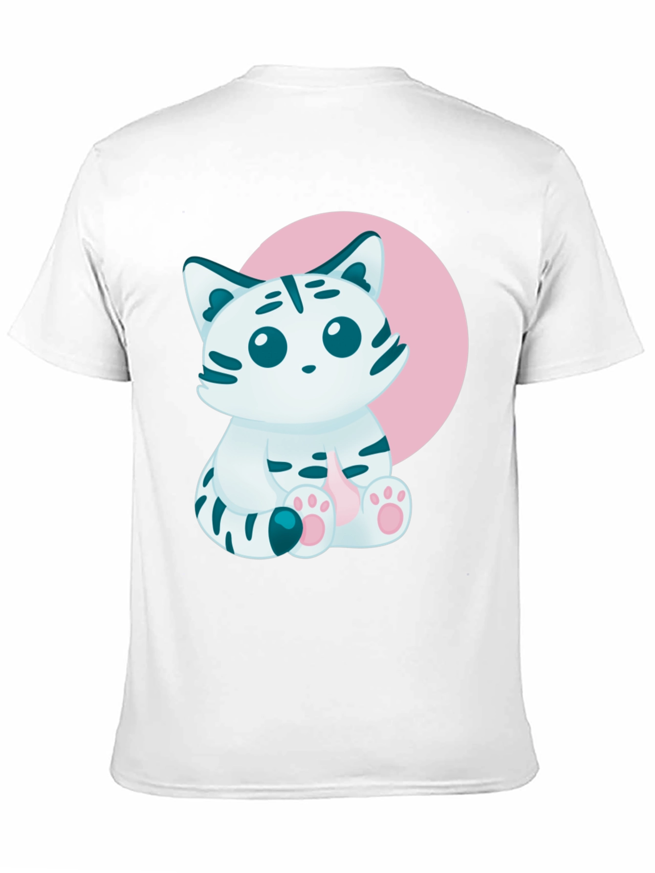 Cute Kitten Graphic Tee - Soft Cotton Blend