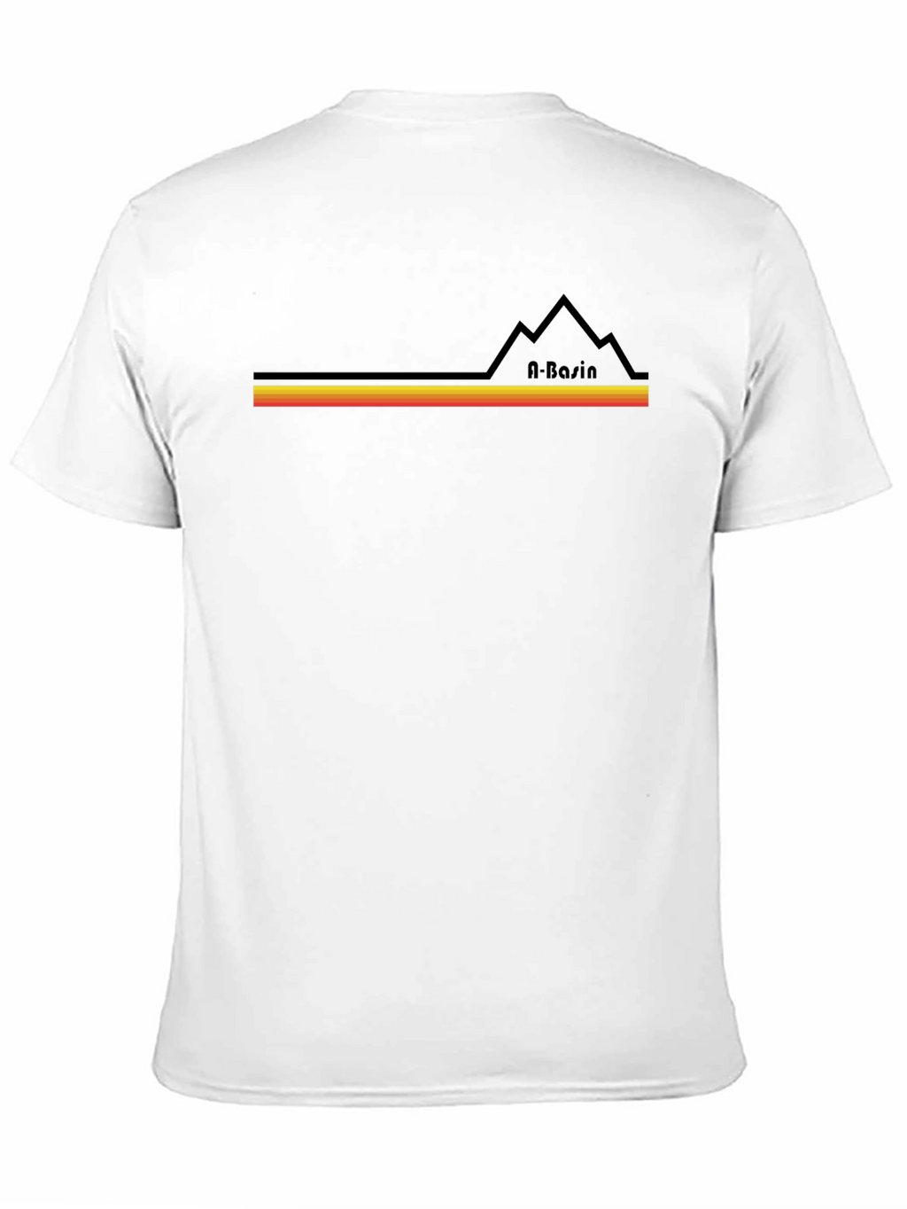 A-Basin Retro Ski T-Shirt - Black