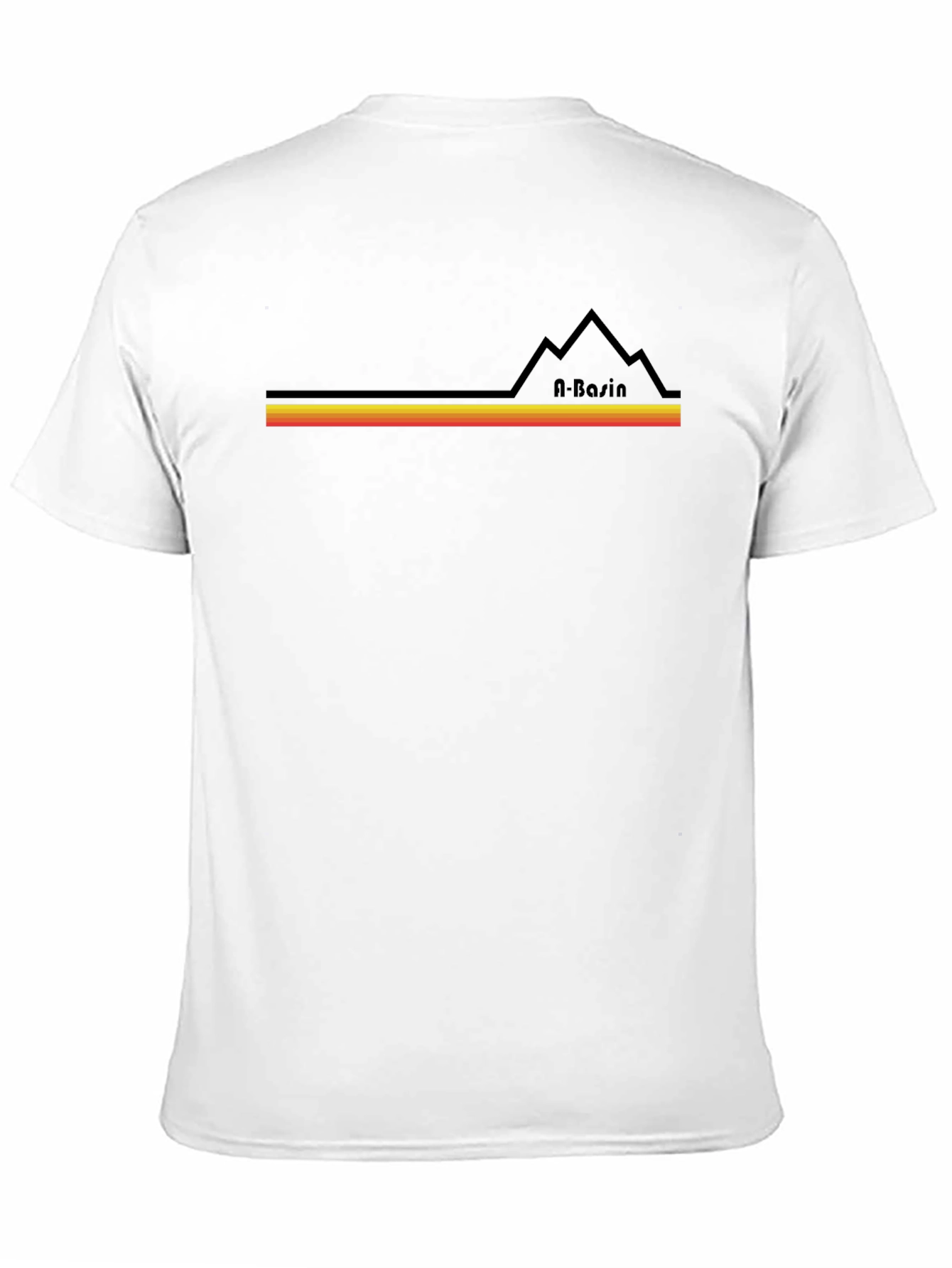 A-Basin Retro Ski T-Shirt - Black