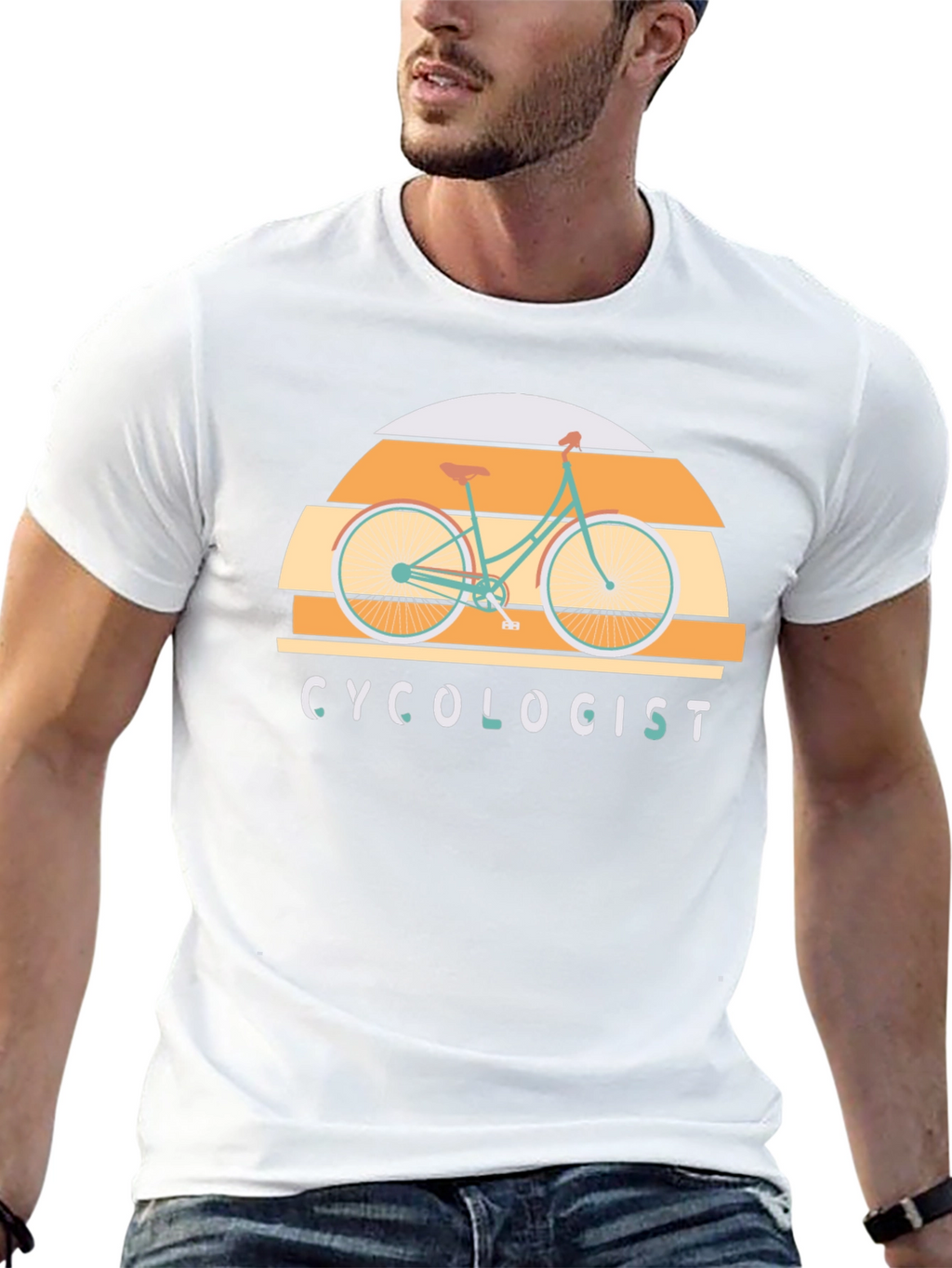 Cyclogist T-Shirt - Retro Bicycle Design