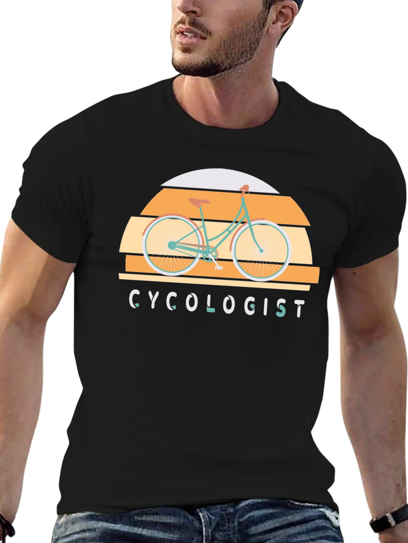 Cyclogist T-Shirt - Retro Bicycle Design