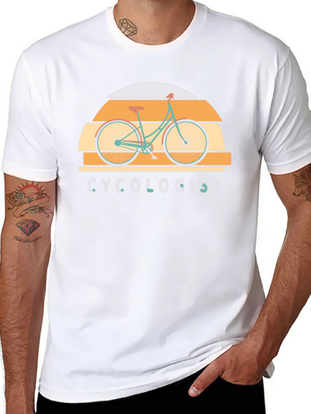 Cyclogist T-Shirt - Retro Bicycle Design