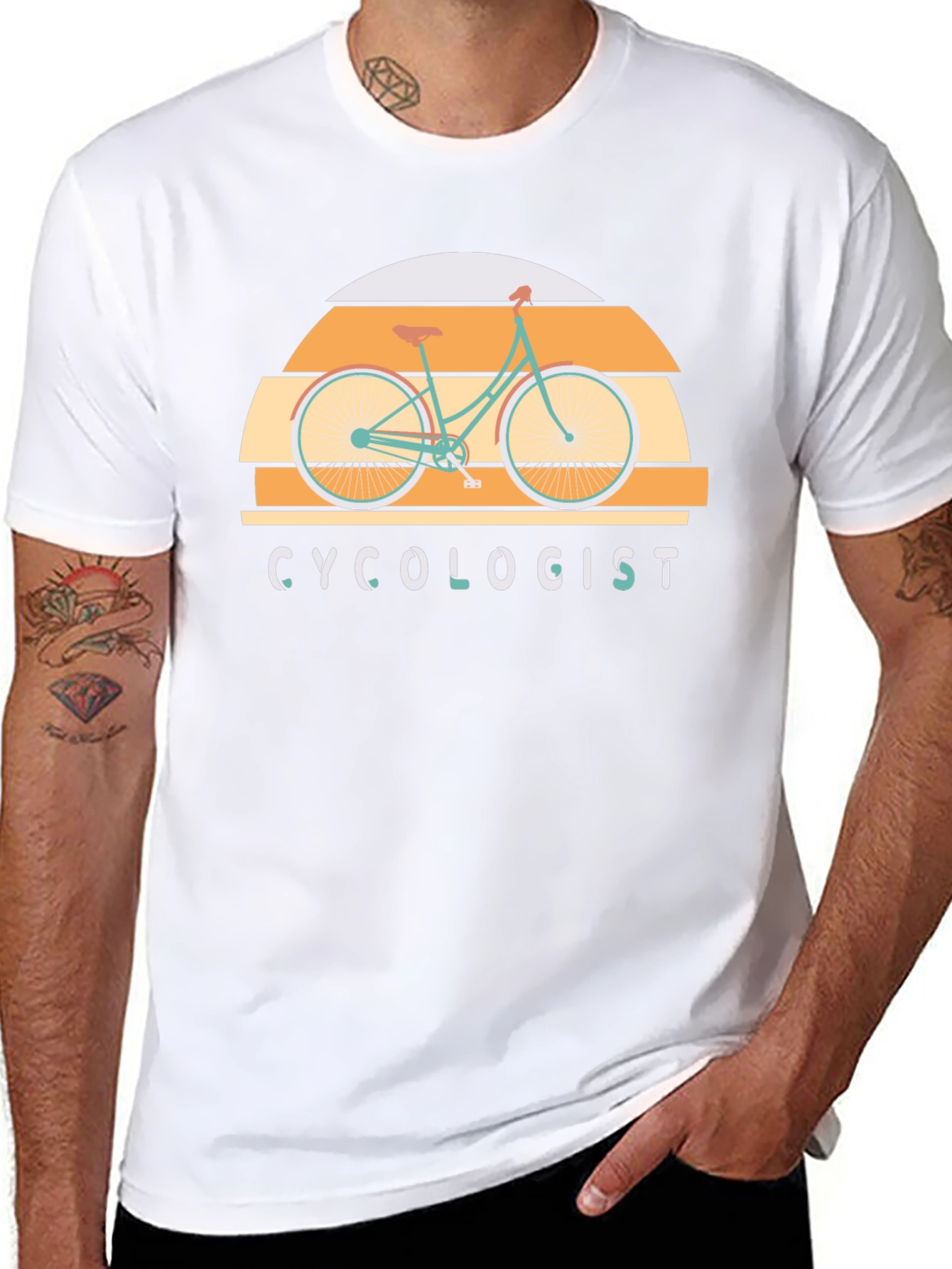 Cyclogist T-Shirt - Retro Bicycle Design