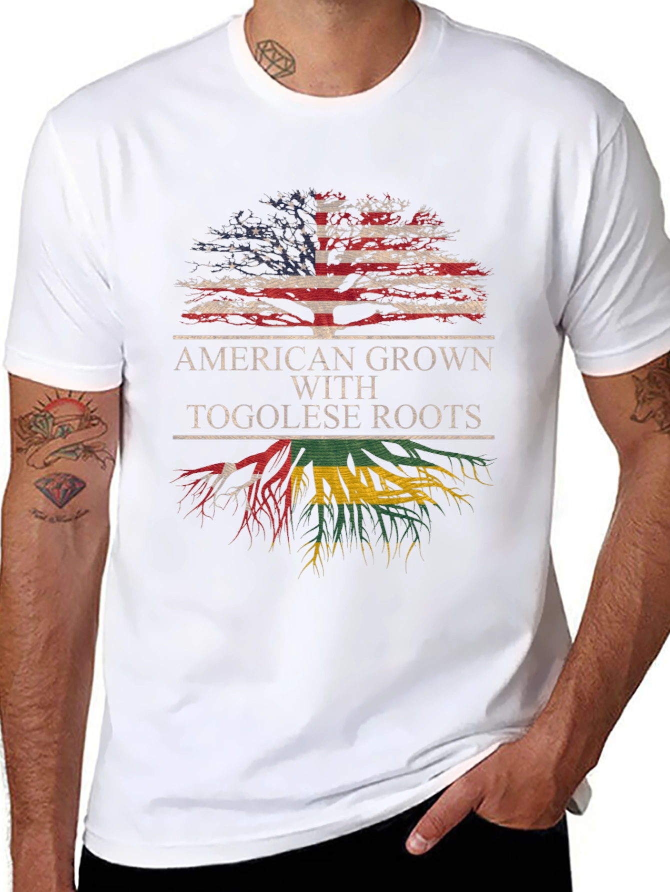 American Grown Togolese Roots Tee