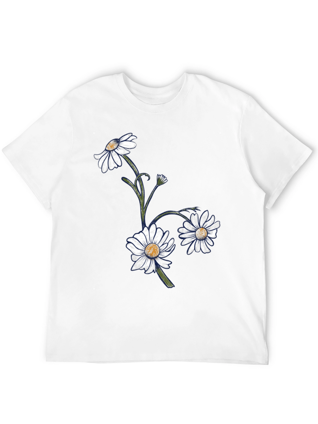 Daisy Graphic T-Shirt - Classic Black Tee