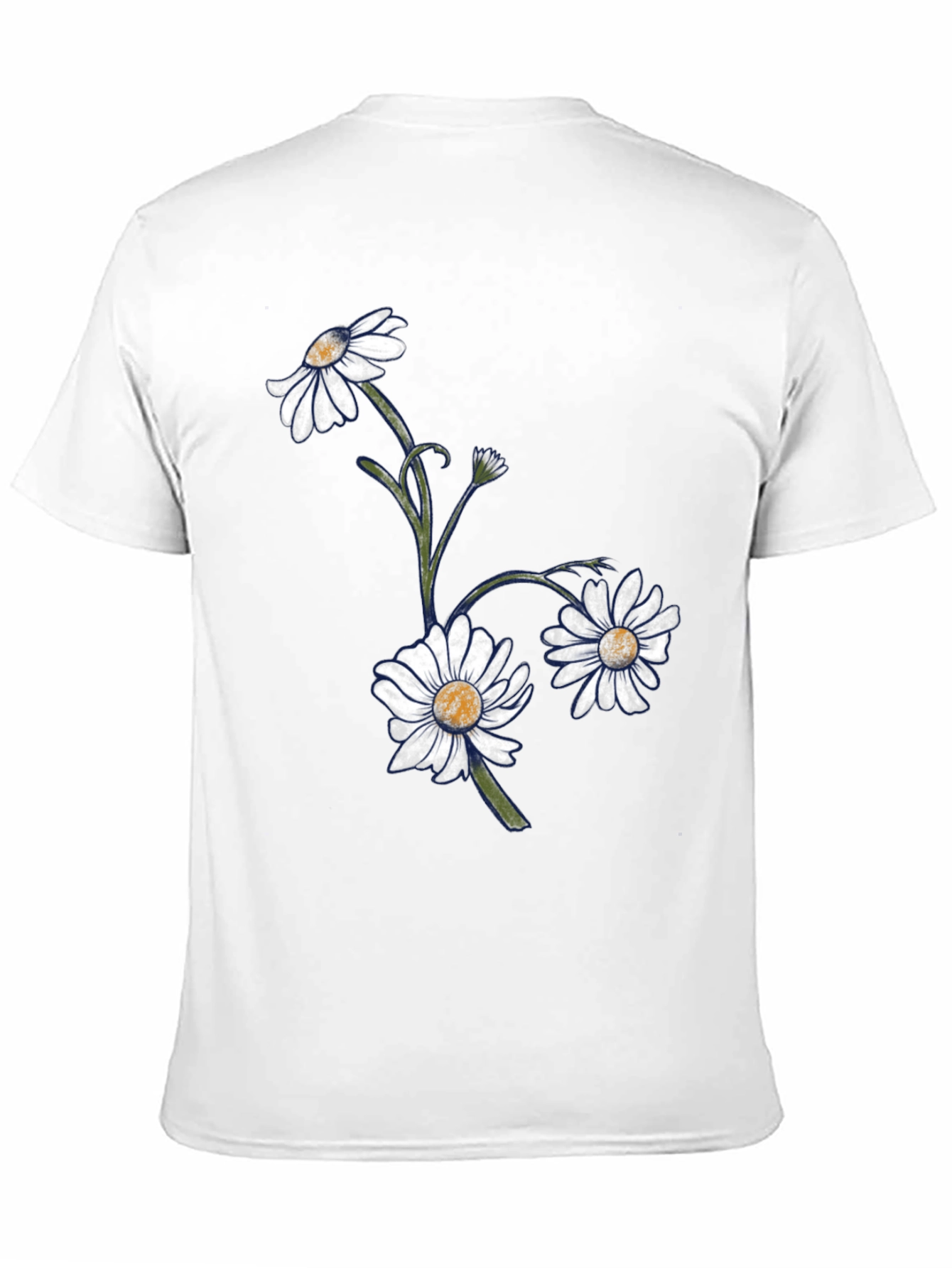 Daisy Graphic T-Shirt - Classic Black Tee
