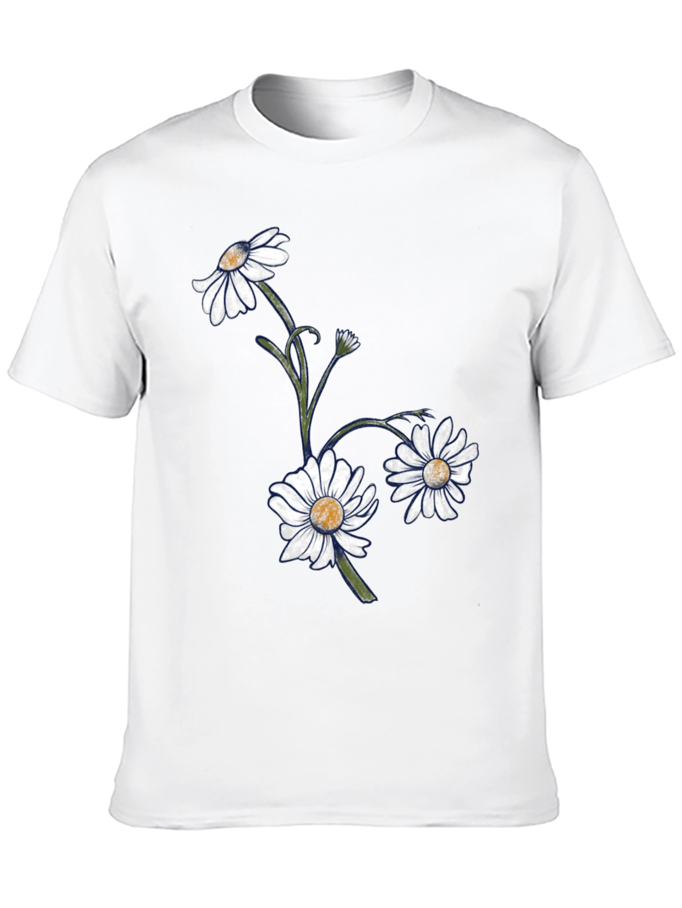 Daisy Graphic T-Shirt - Classic Black Tee