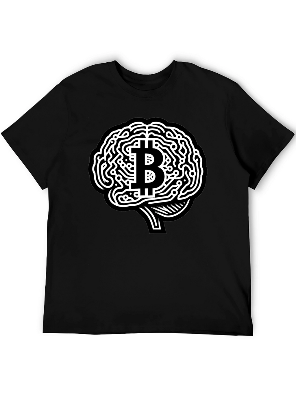 Bitcoin Brain T-Shirt - Crypto Mind