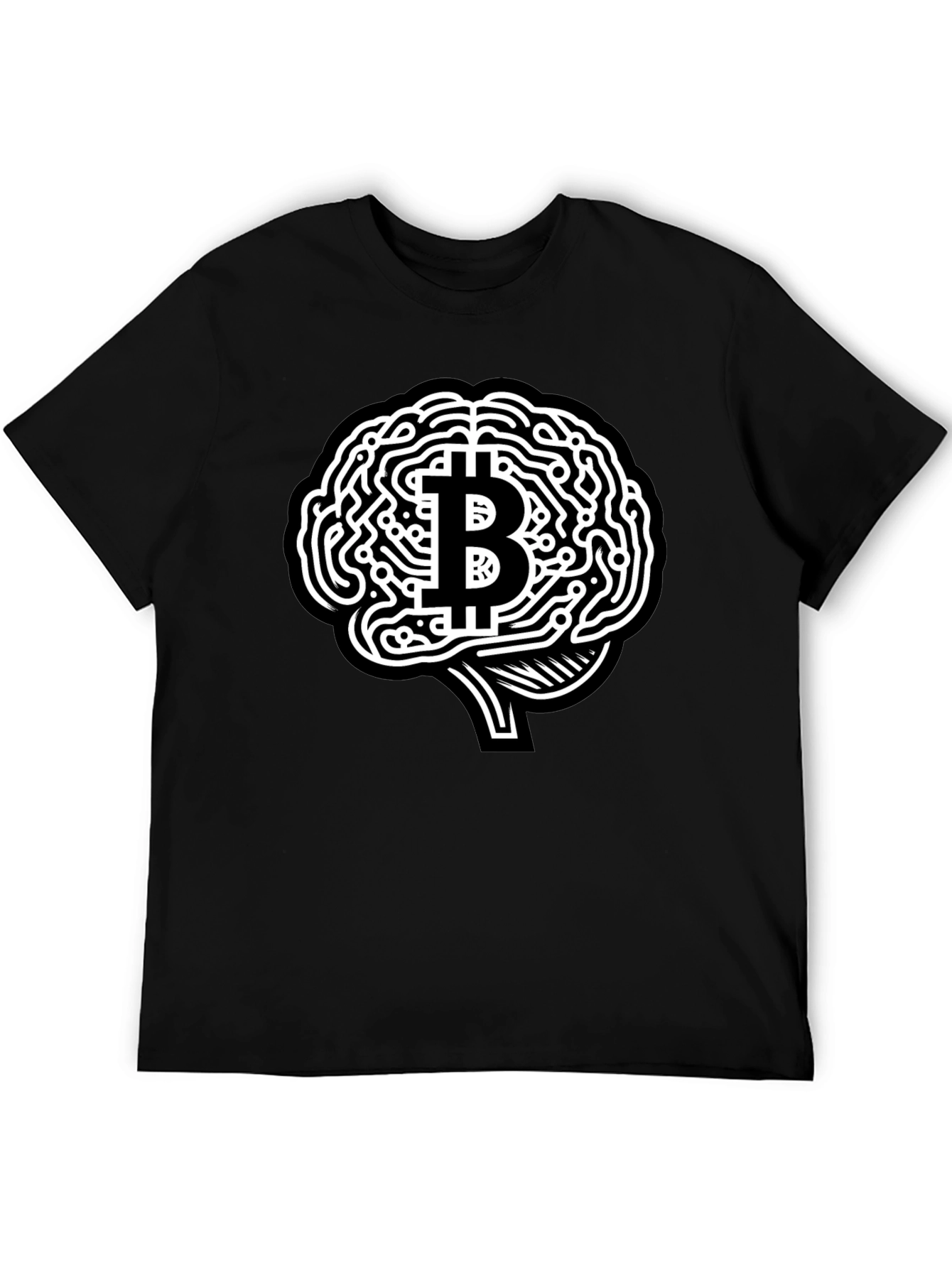 Bitcoin Brain T-Shirt - Crypto Mind