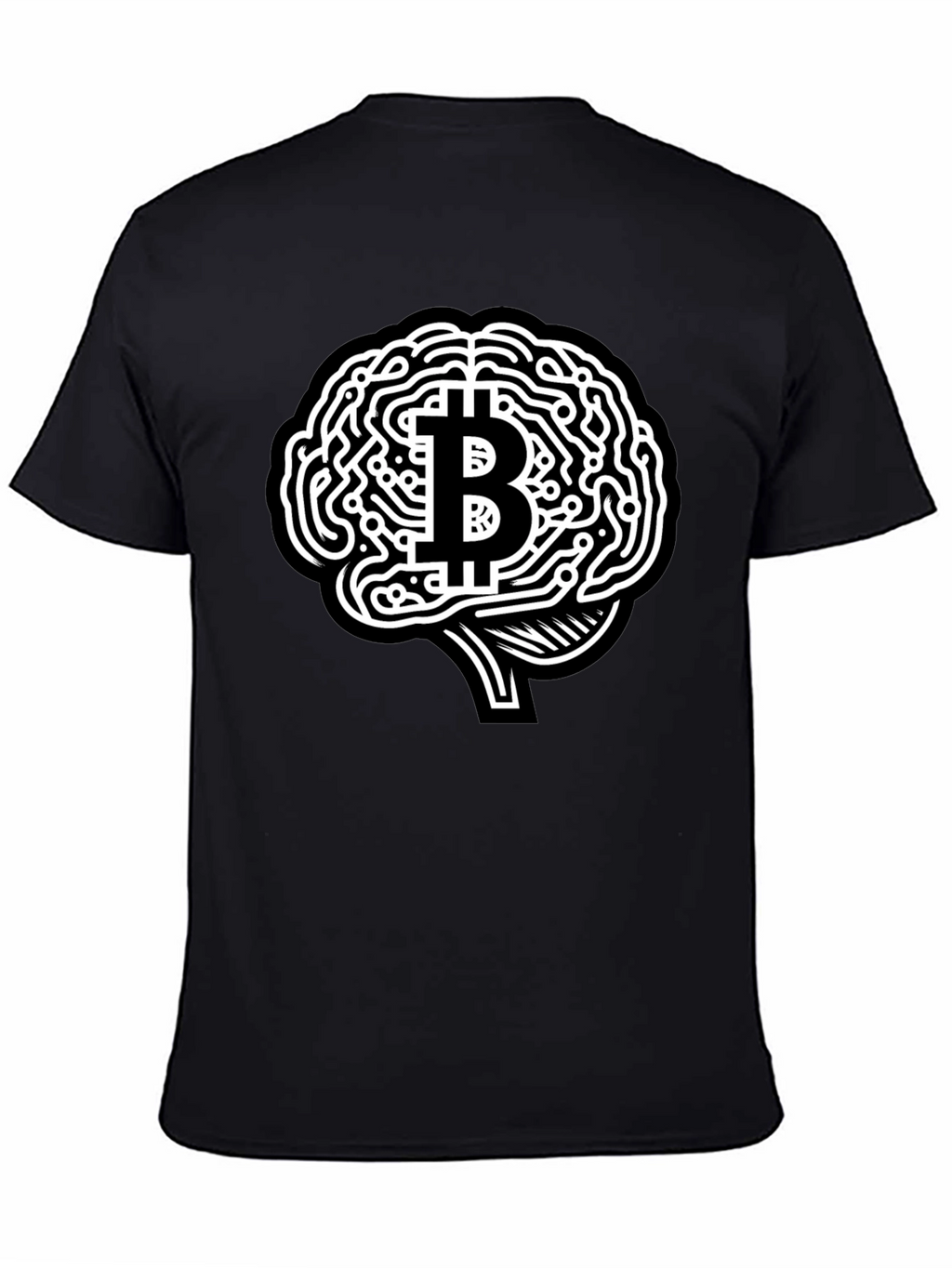 Bitcoin Brain T-Shirt - Crypto Mind