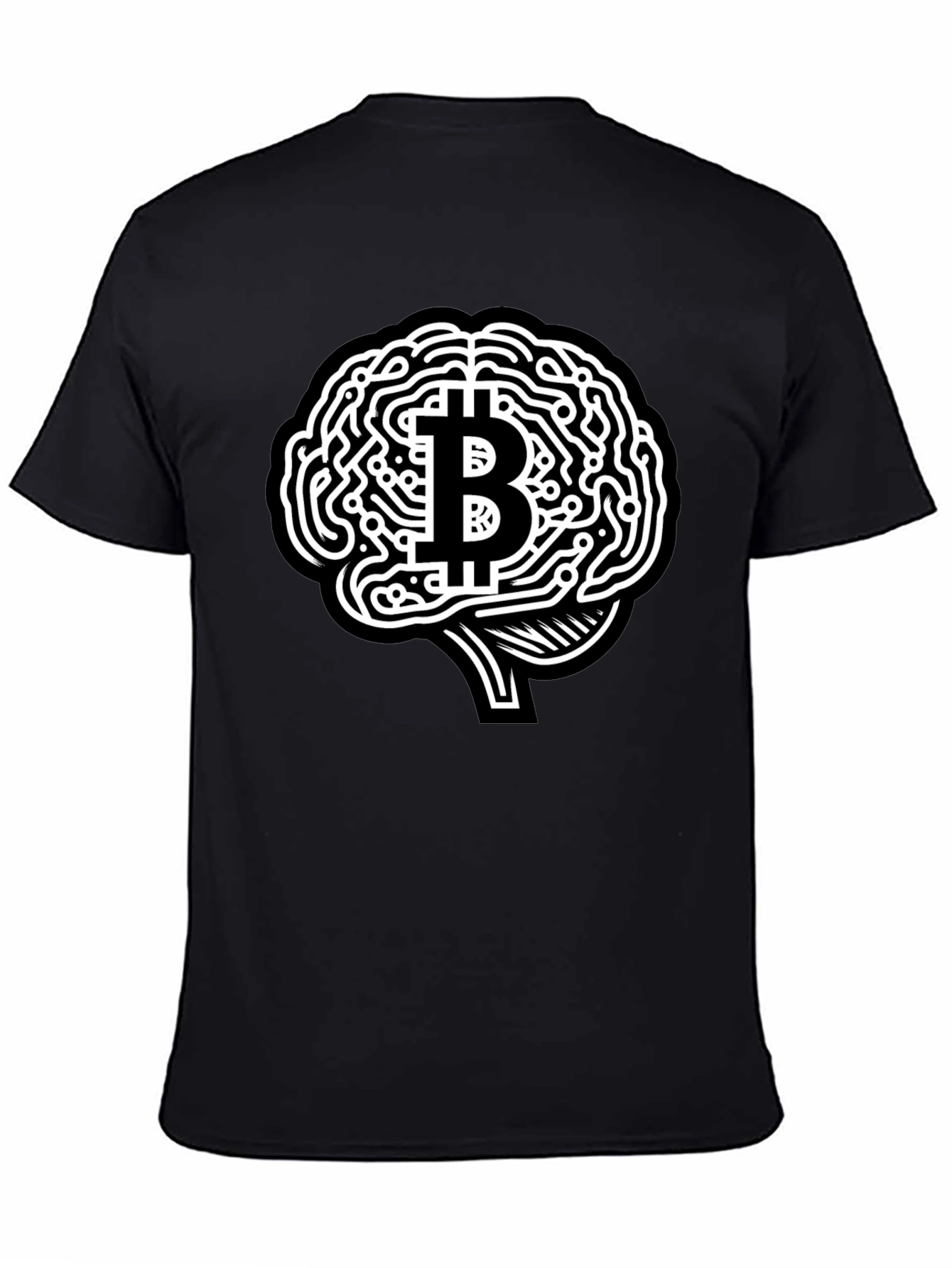 Bitcoin Brain T-Shirt - Crypto Mind