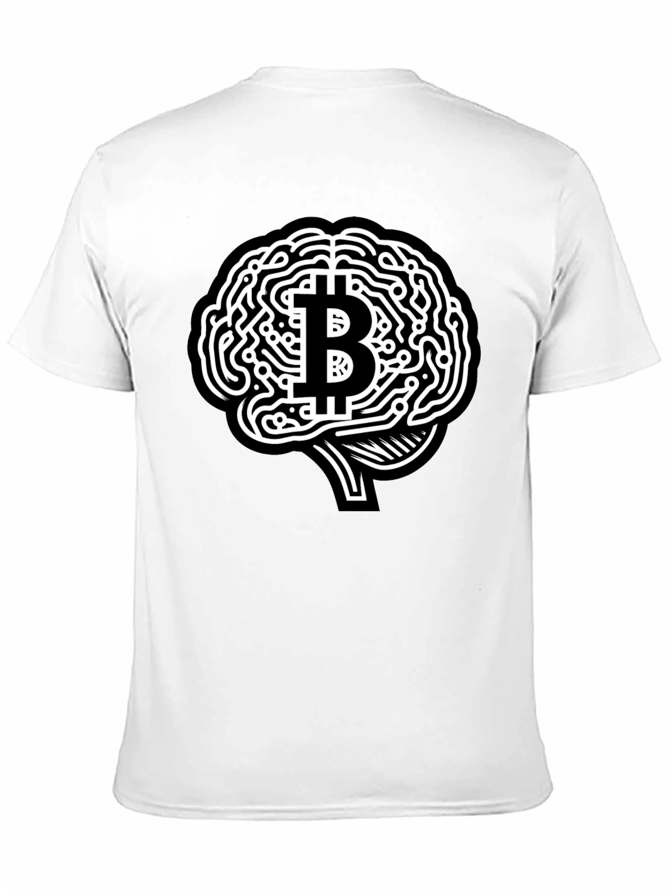 Bitcoin Brain T-Shirt - Crypto Mind