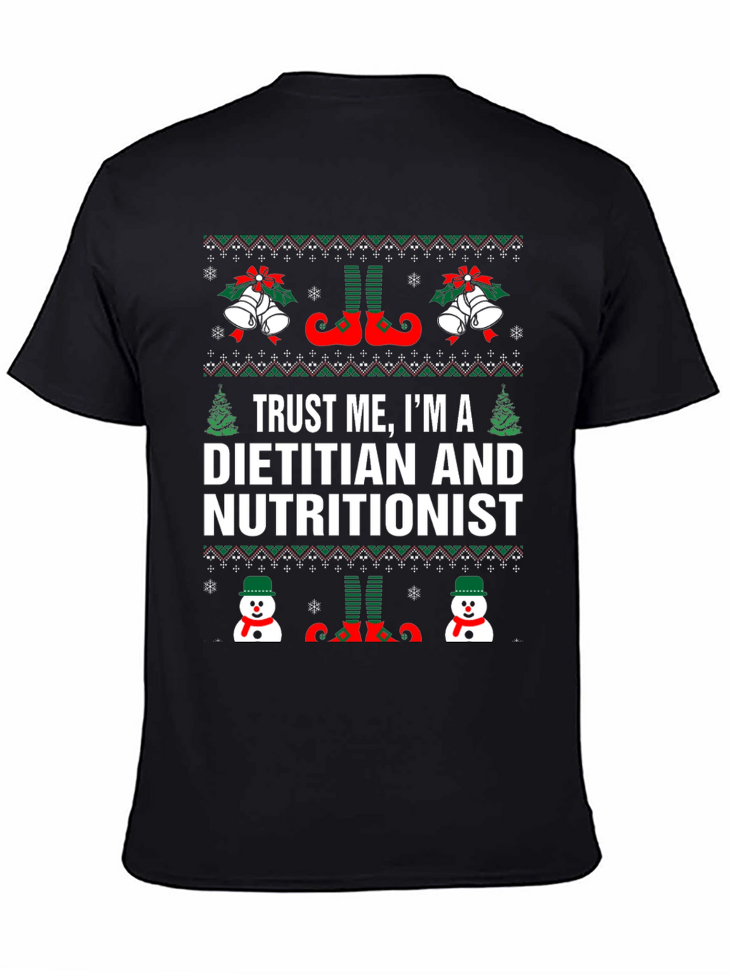 Dietitian Nutritionist Christmas Holiday T-Shirt