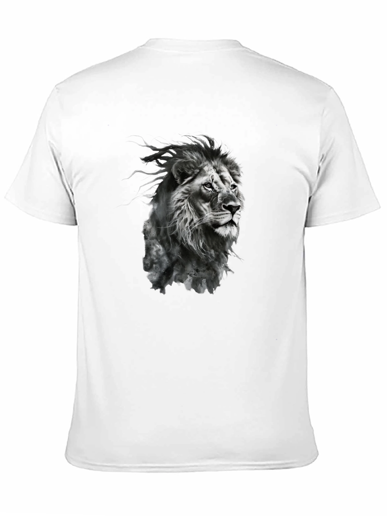 Lion Graphic Black T-Shirt