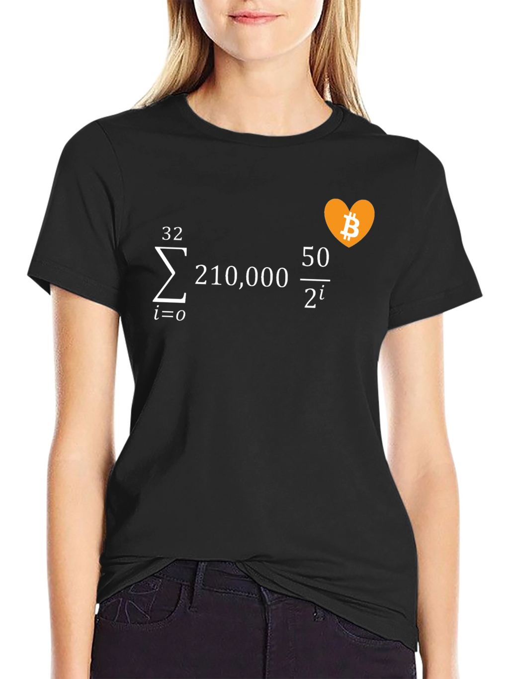 Bitcoin Math Formula Black T-Shirt