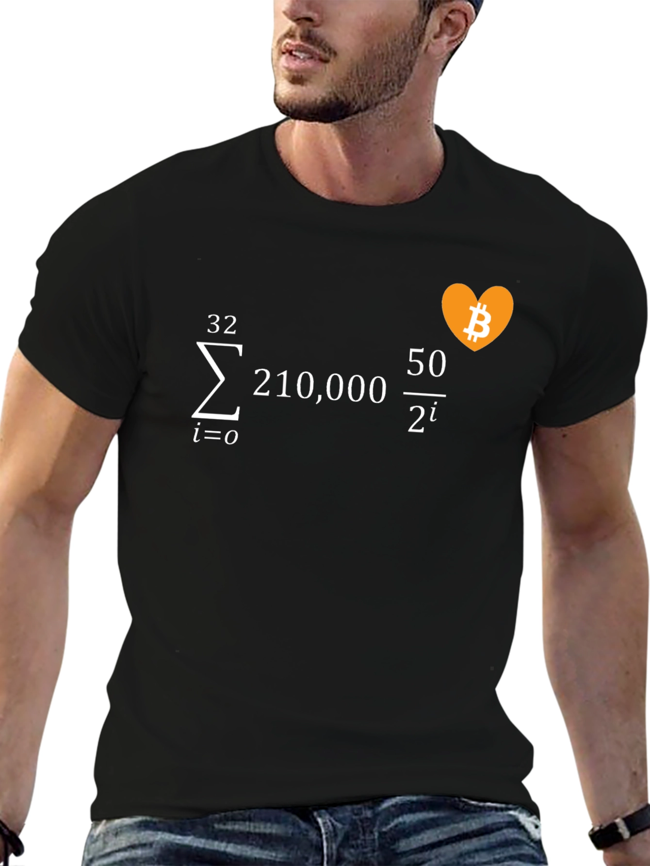 Bitcoin Math Formula Black T-Shirt