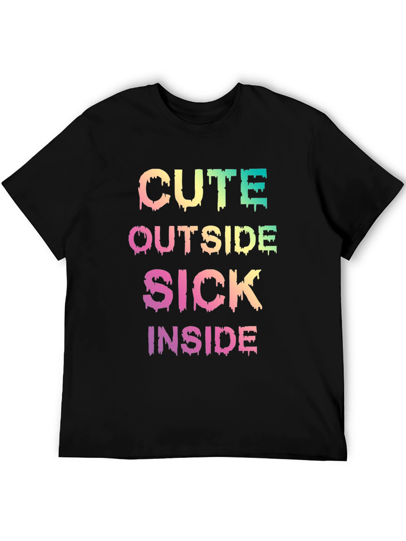 Cute Outside Sick Inside Graphic T-Shirt