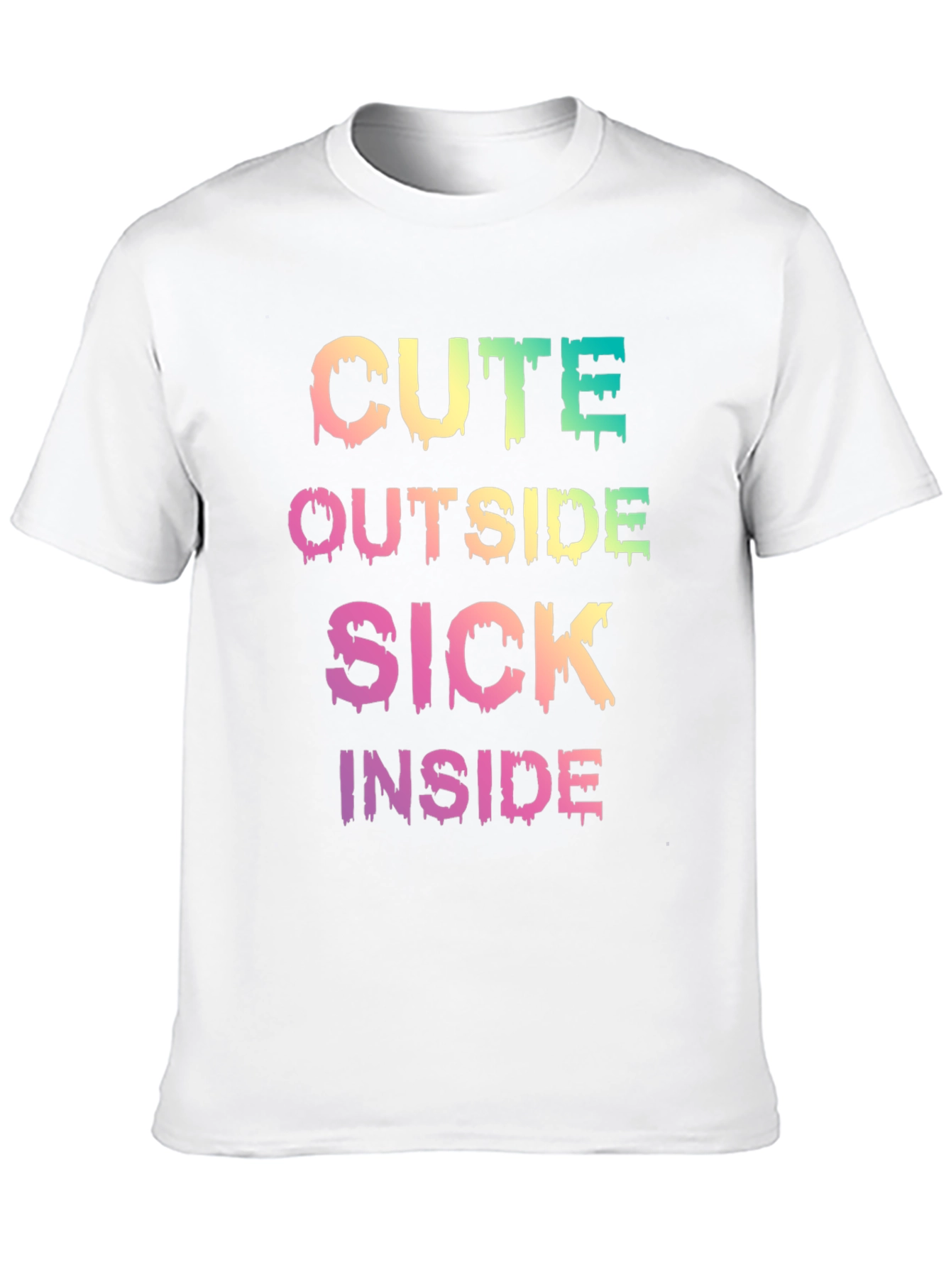 Cute Outside Sick Inside Graphic T-Shirt
