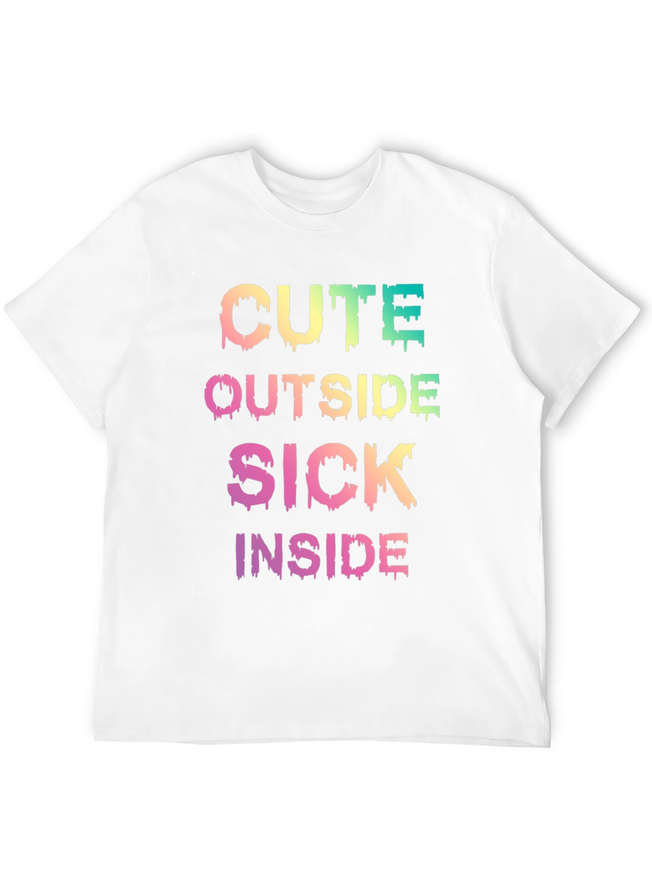 Cute Outside Sick Inside Graphic T-Shirt