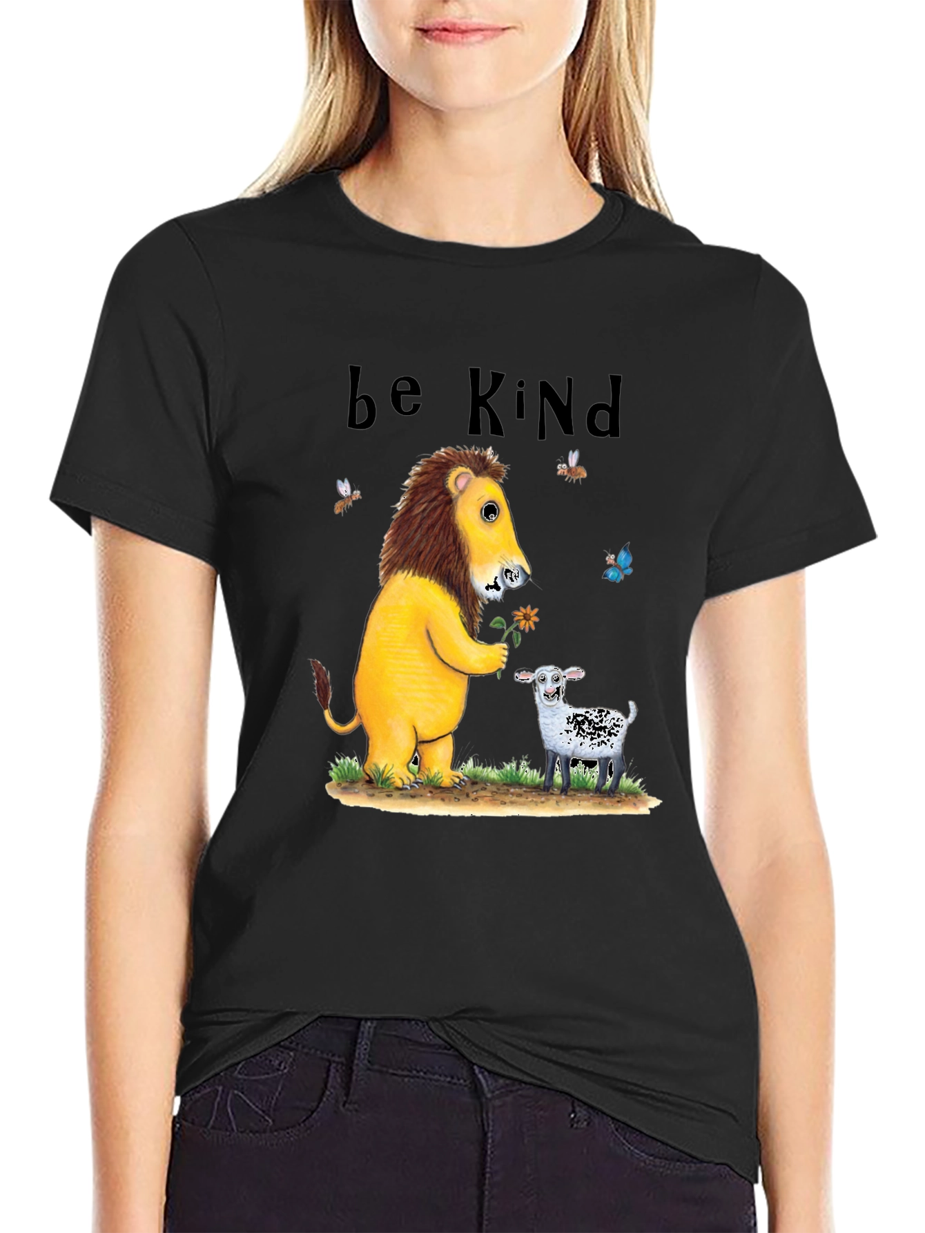 Be Kind Lion & Lamb Graphic Tee