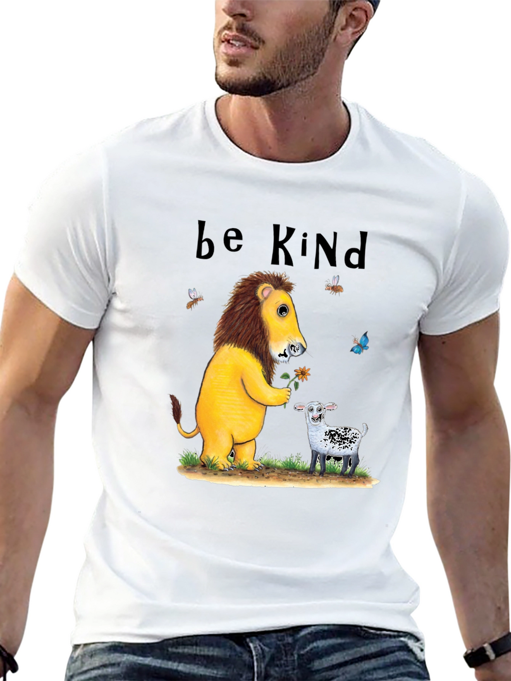 Be Kind Lion & Lamb Graphic Tee