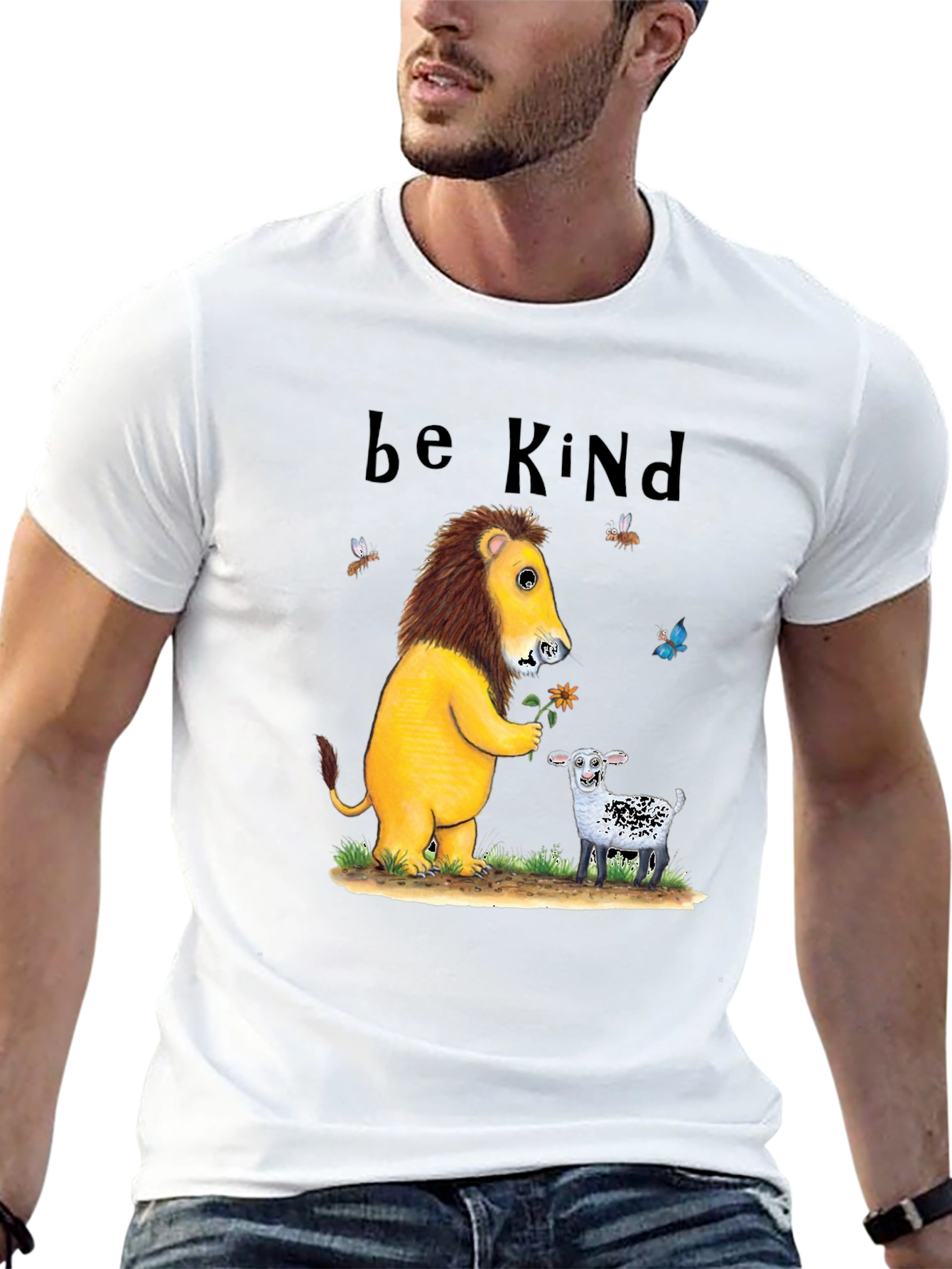 Be Kind Lion & Lamb Graphic Tee
