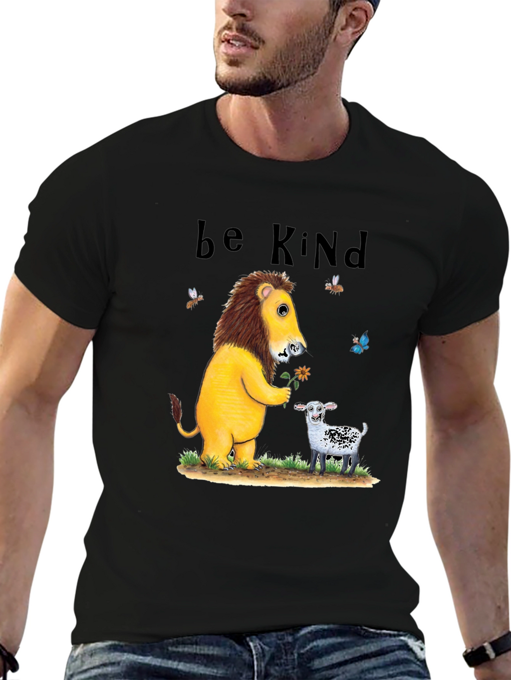 Be Kind Lion & Lamb Graphic Tee