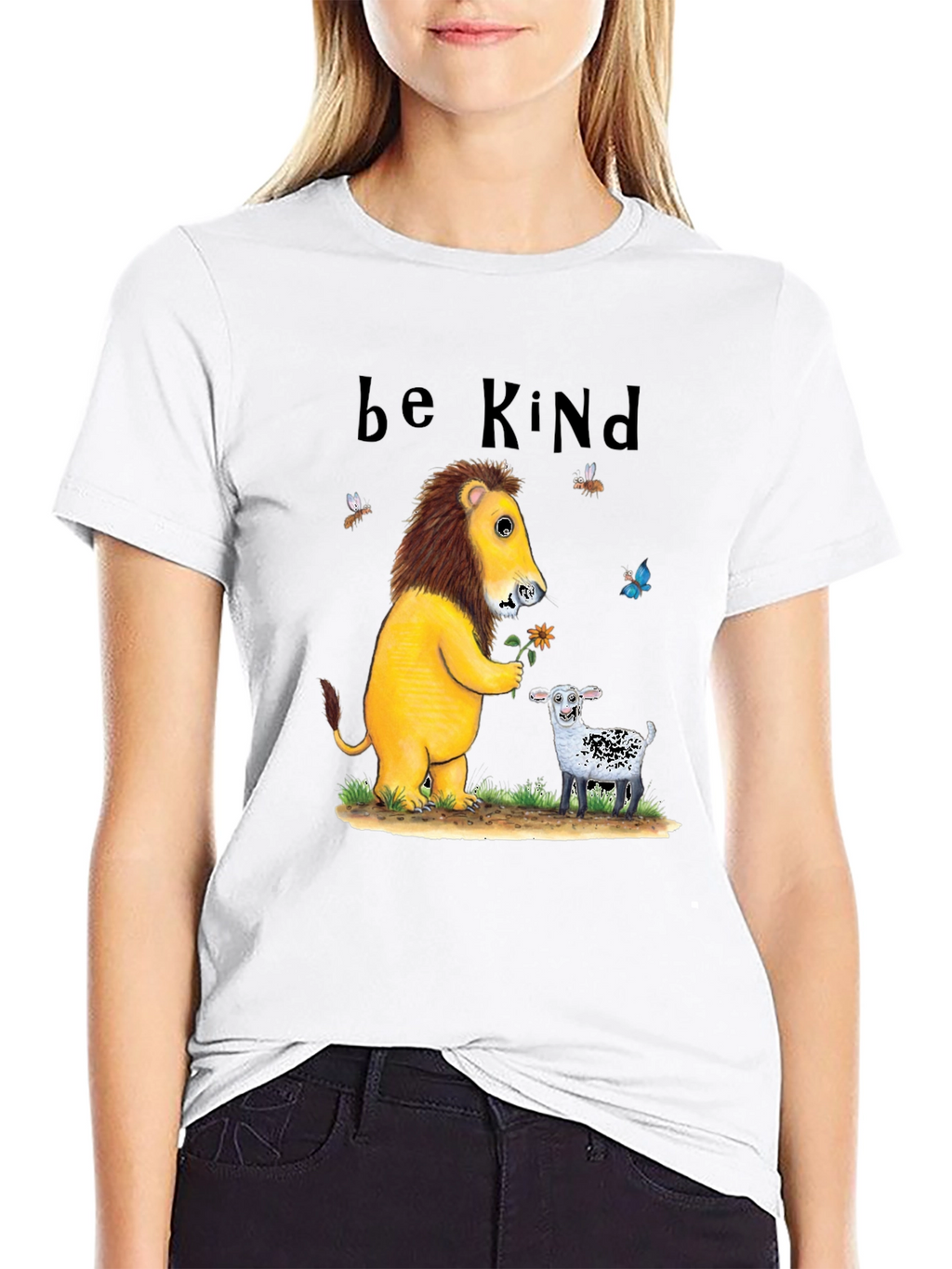 Be Kind Lion & Lamb Graphic Tee