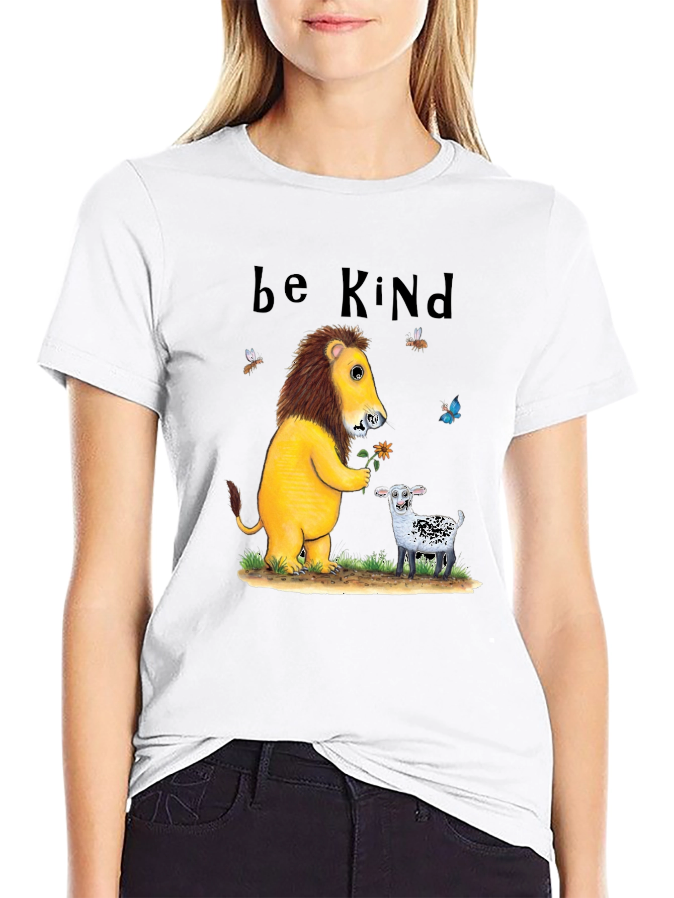 Be Kind Lion & Lamb Graphic Tee