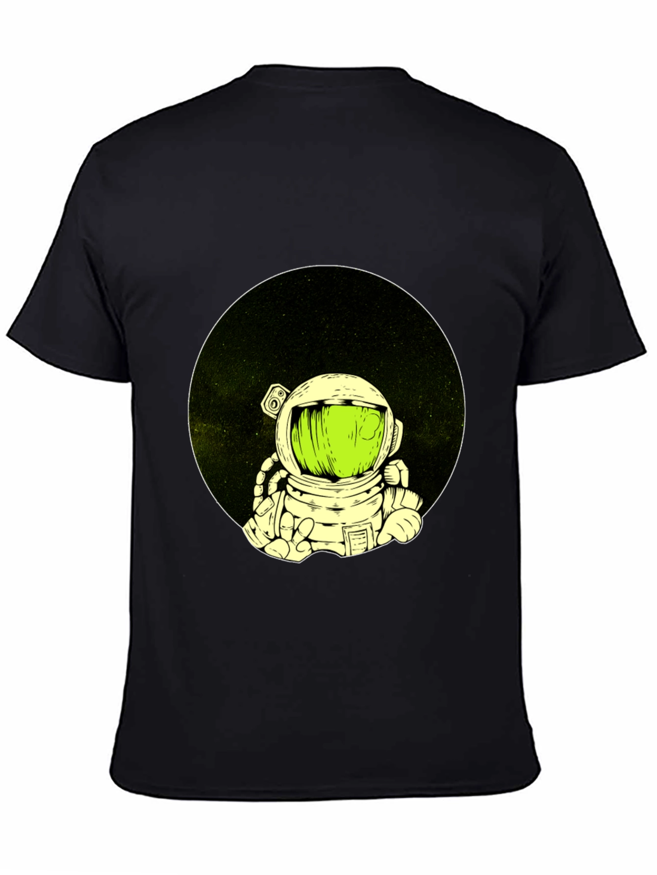 Astronaut Graphic Black T-Shirt