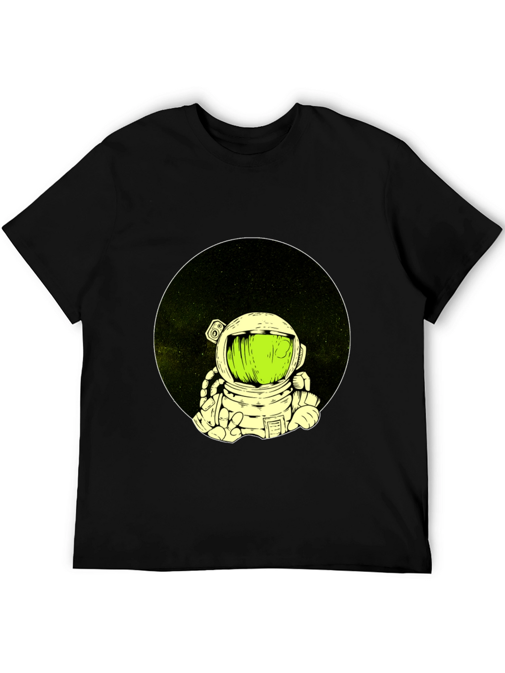 Astronaut Graphic Black T-Shirt