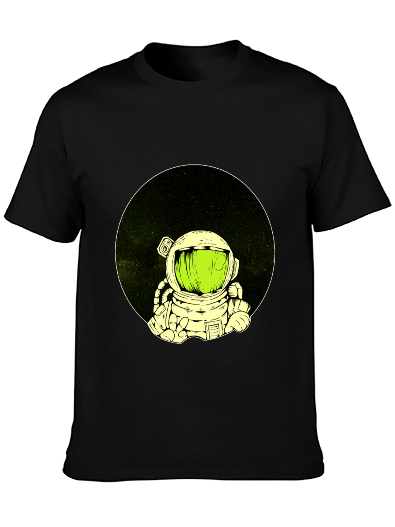 Astronaut Graphic Black T-Shirt