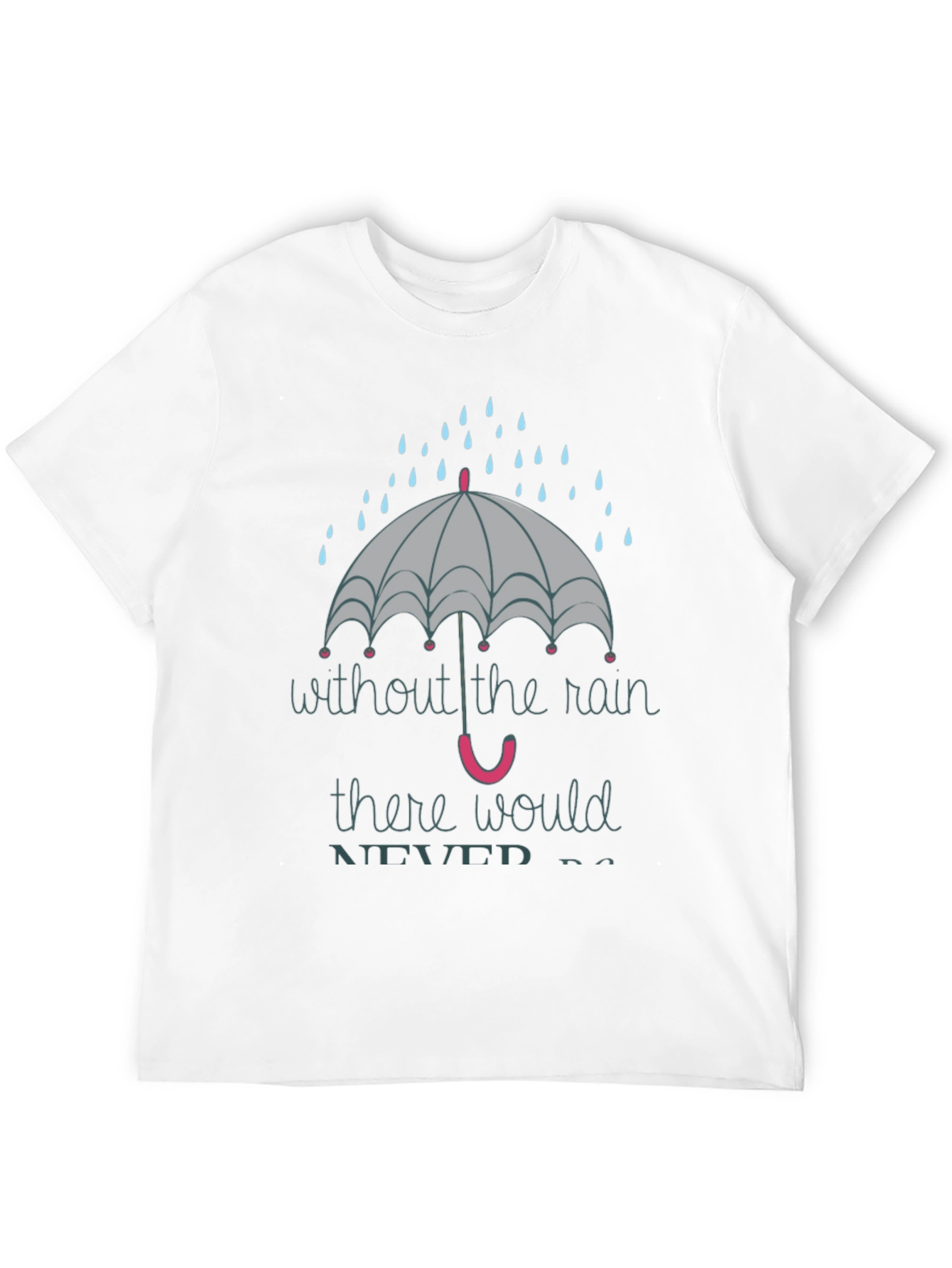 Rainy Day Graphic Tee - Unisex Black T-Shirt