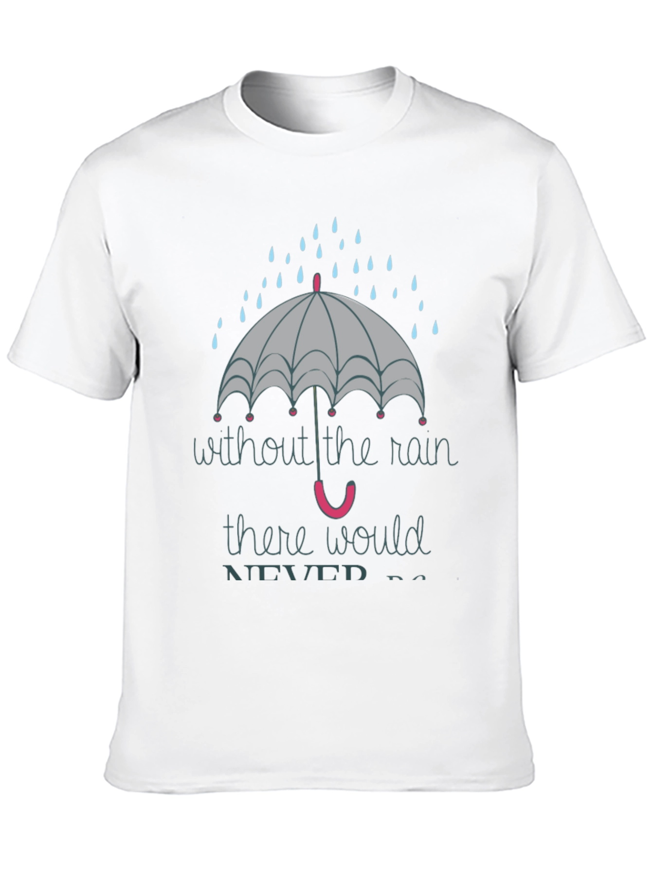 Rainy Day Graphic Tee - Unisex Black T-Shirt