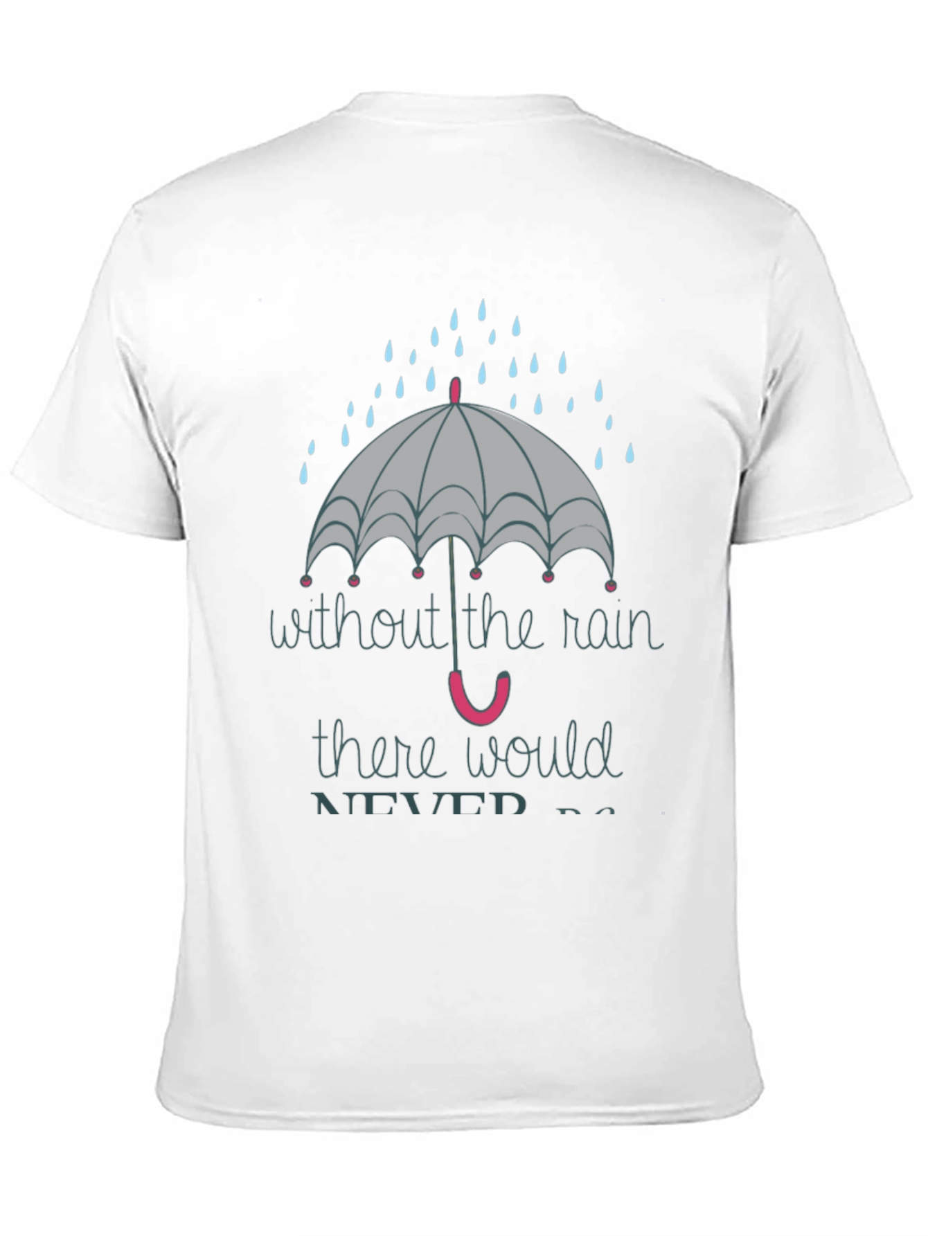 Rainy Day Graphic Tee - Unisex Black T-Shirt