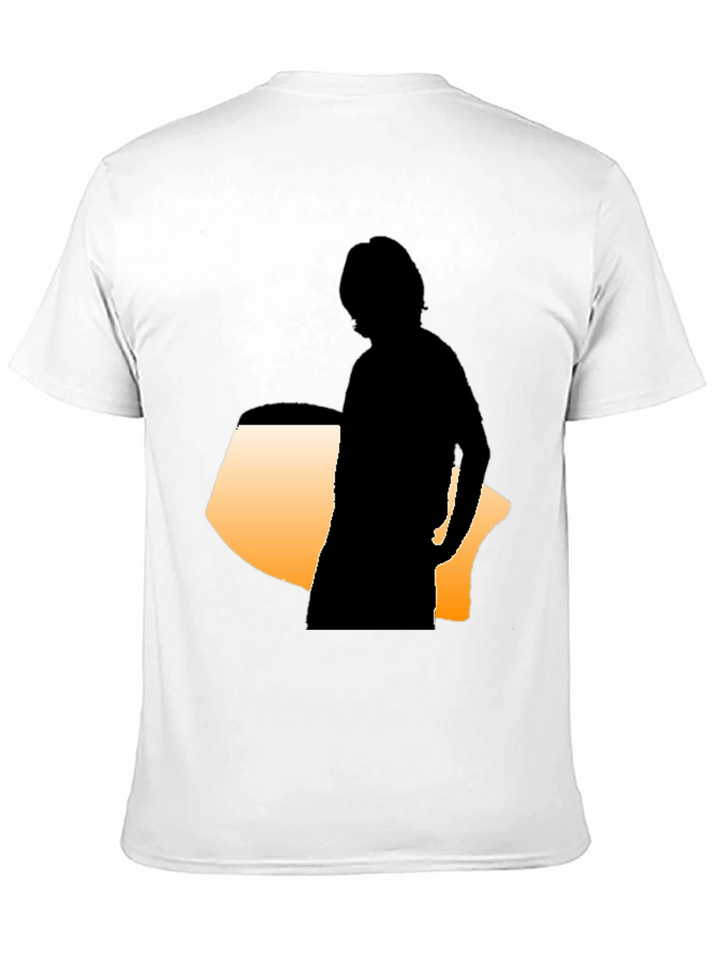 Silhouette Graphic Tee - Modern Black Shirt