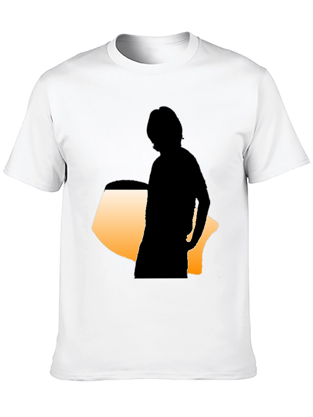 Silhouette Graphic Tee - Modern Black Shirt