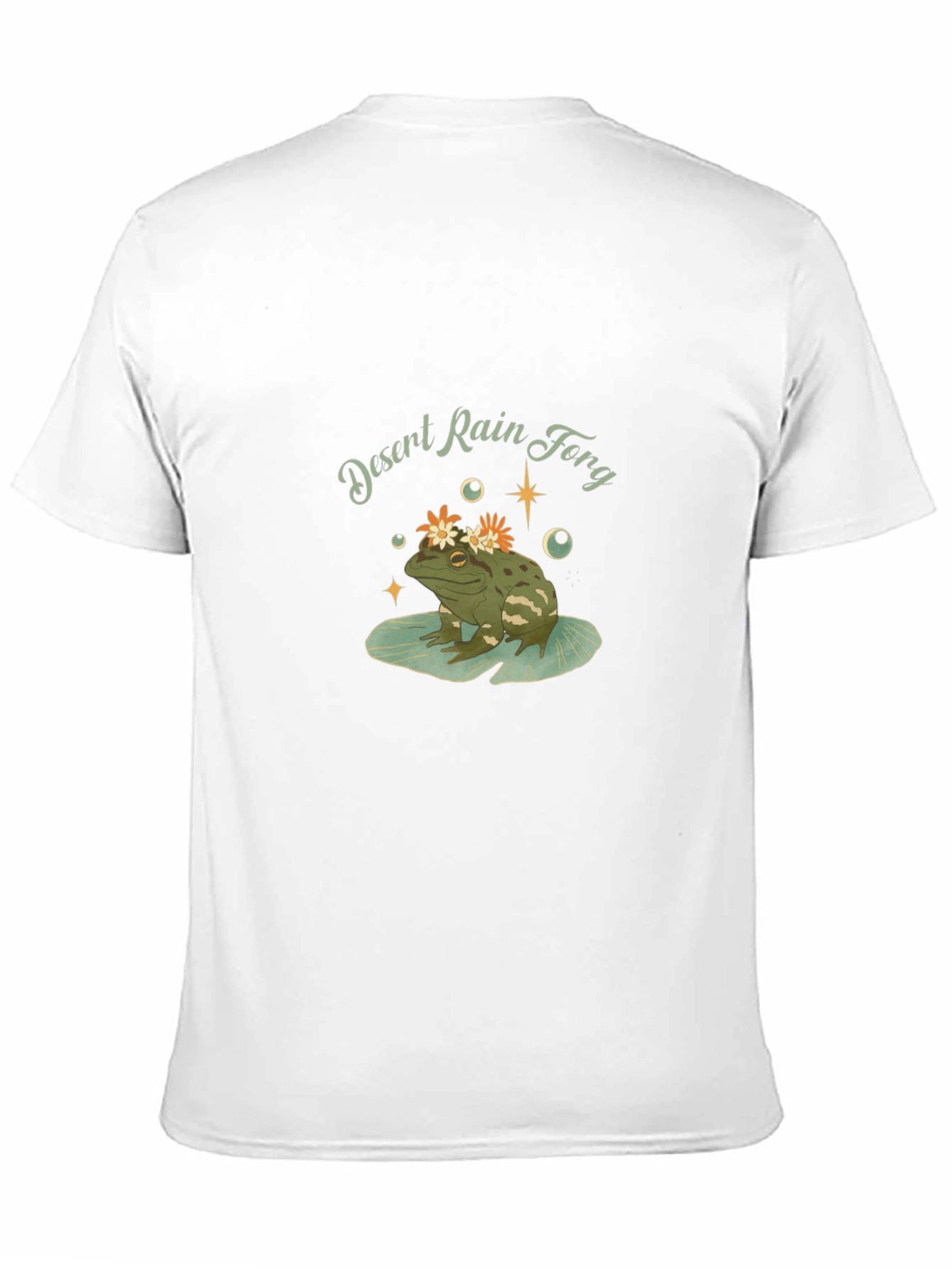 Desert Rain Frog Graphic Tee - Unisex Black T-Shirt