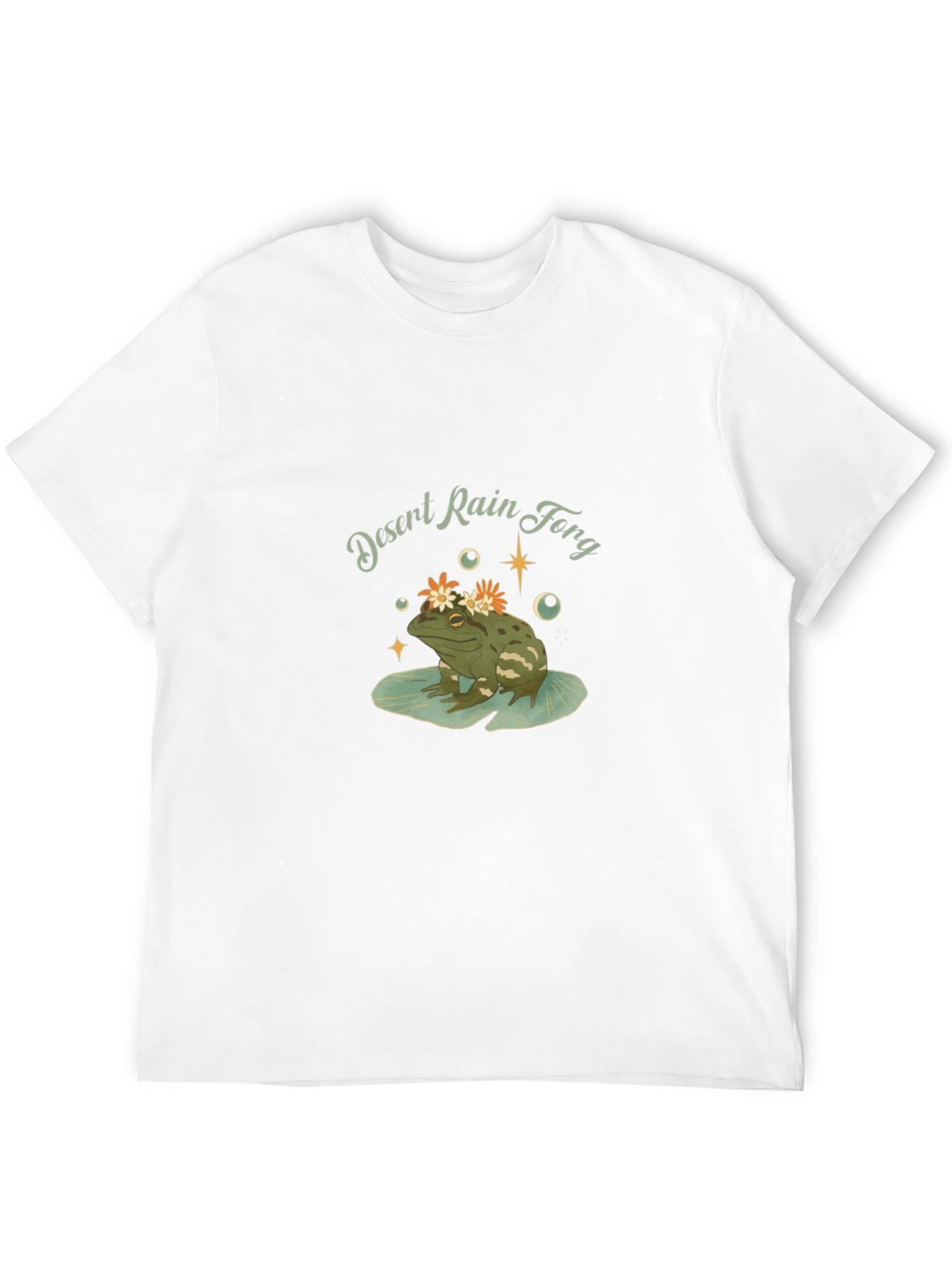 Desert Rain Frog Graphic Tee - Unisex Black T-Shirt